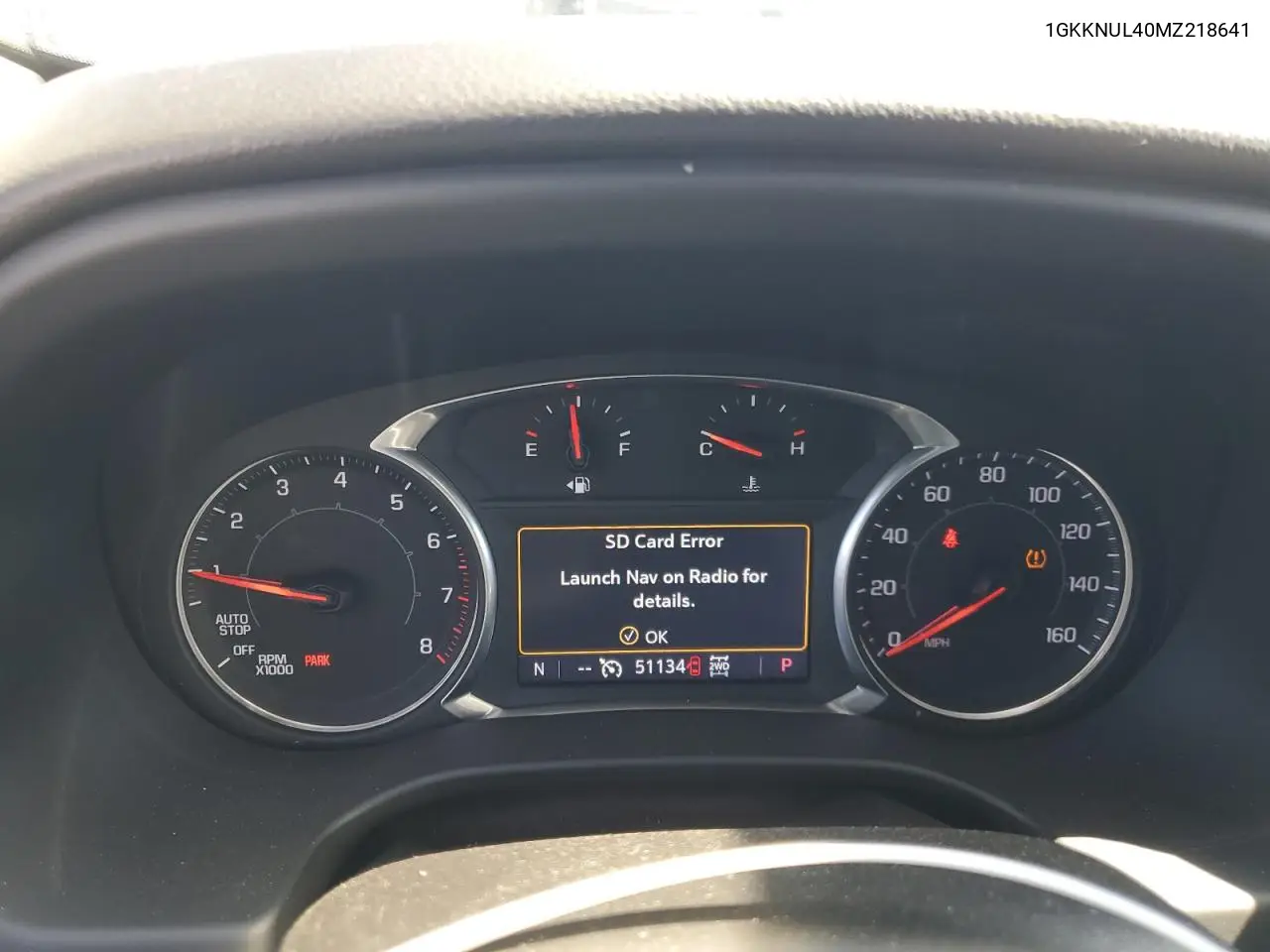 2021 GMC Acadia Slt VIN: 1GKKNUL40MZ218641 Lot: 52275245
