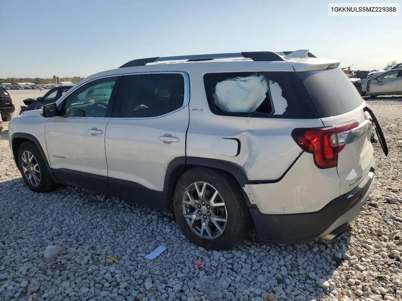 2021 GMC Acadia Slt VIN: 1GKKNULS5MZ229388 Lot: 55924265