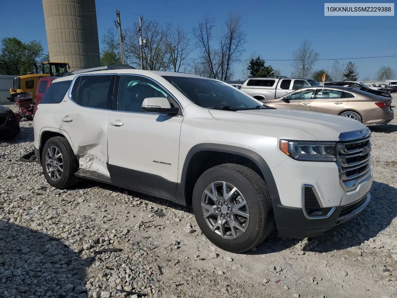2021 GMC Acadia Slt VIN: 1GKKNULS5MZ229388 Lot: 55924265