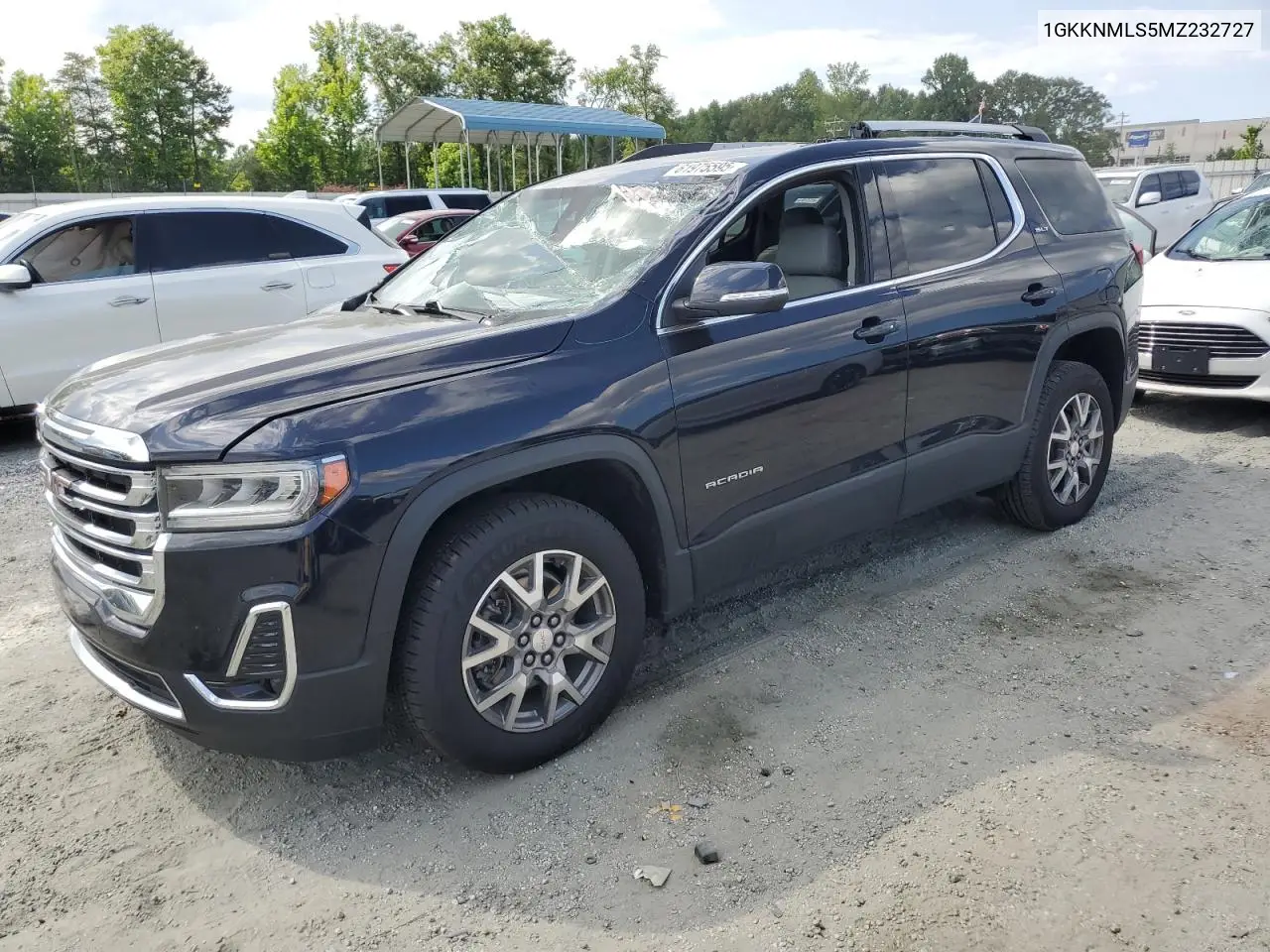 2021 GMC Acadia Slt VIN: 1GKKNMLS5MZ232727 Lot: 61975595