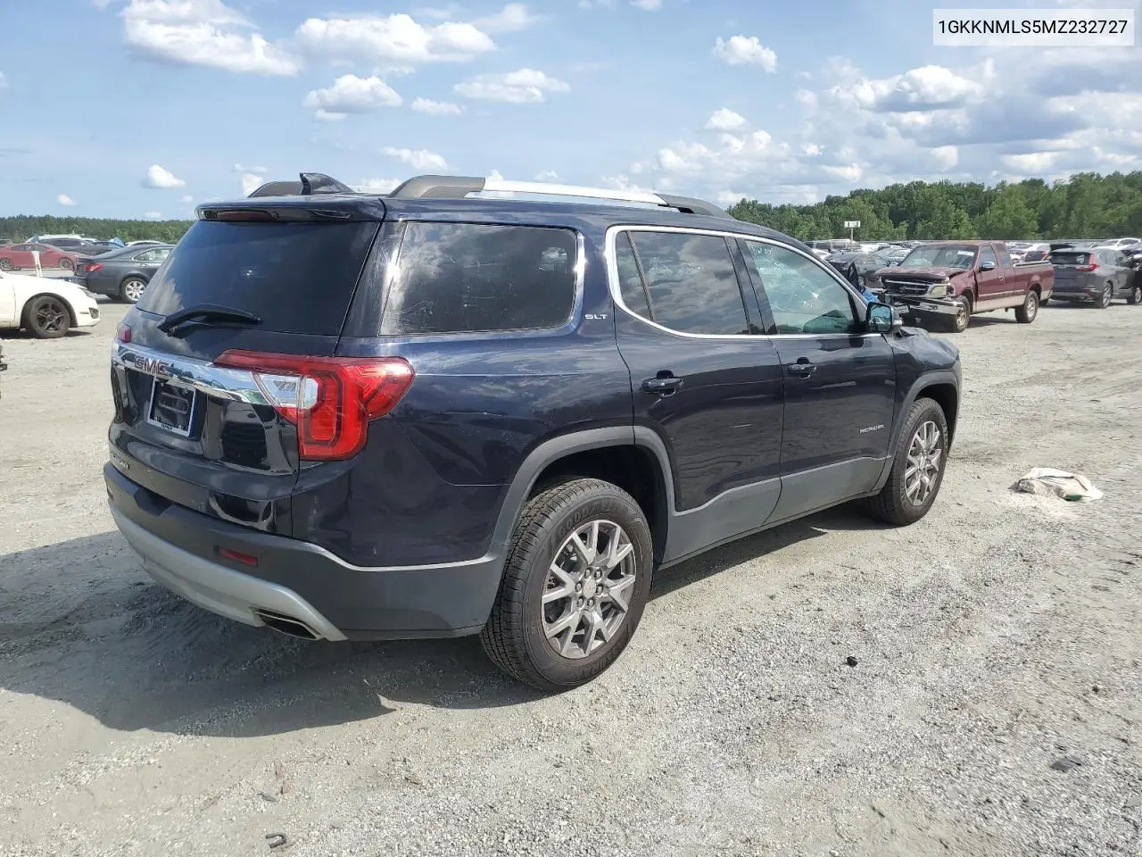 2021 GMC Acadia Slt VIN: 1GKKNMLS5MZ232727 Lot: 61975595