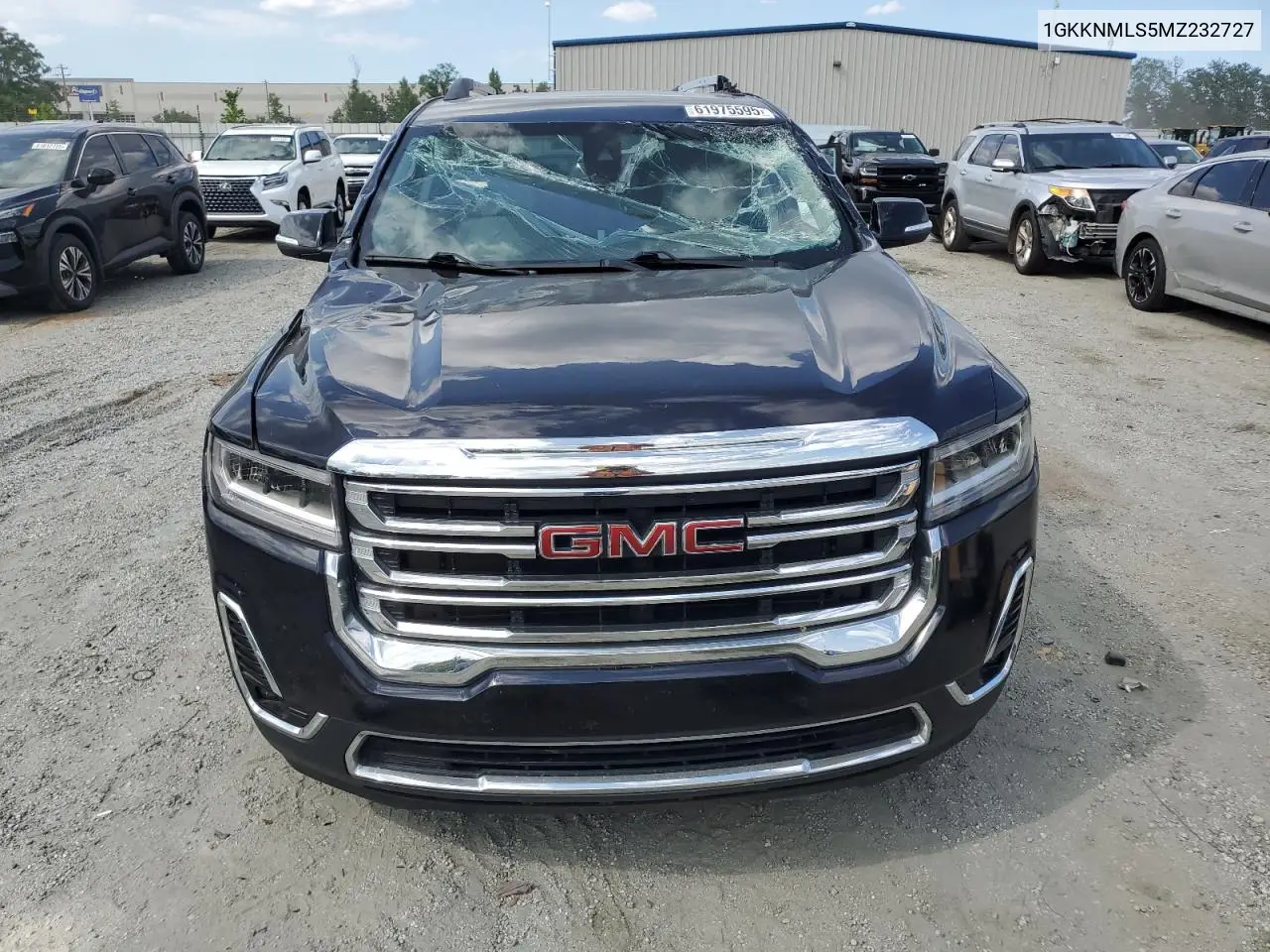 2021 GMC Acadia Slt VIN: 1GKKNMLS5MZ232727 Lot: 61975595