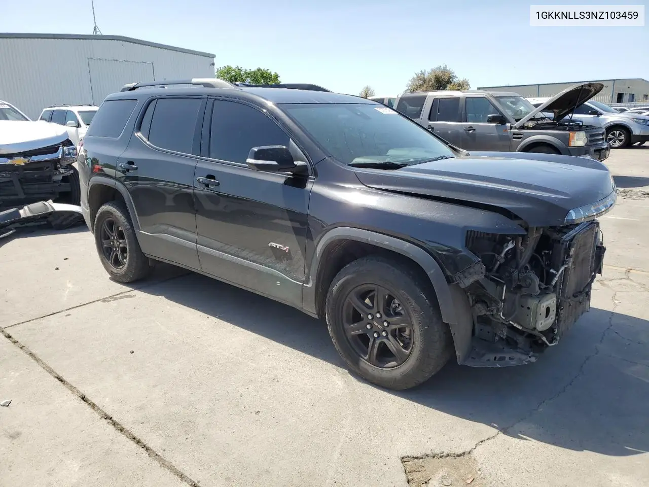 2022 GMC Acadia At4 VIN: 1GKKNLLS3NZ103459 Lot: 51875455