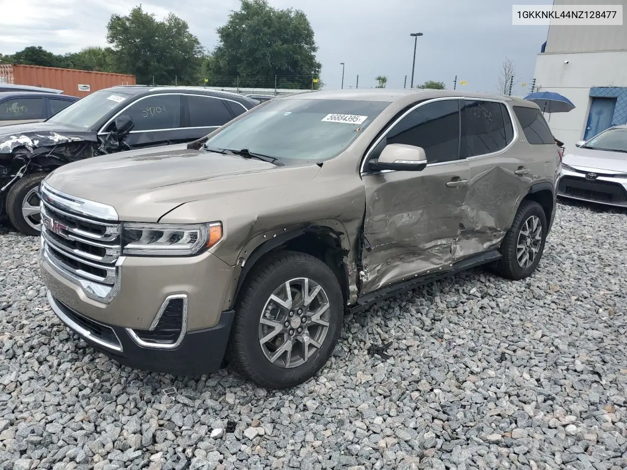 2022 GMC Acadia Sle VIN: 1GKKNKL44NZ128477 Lot: 56884395