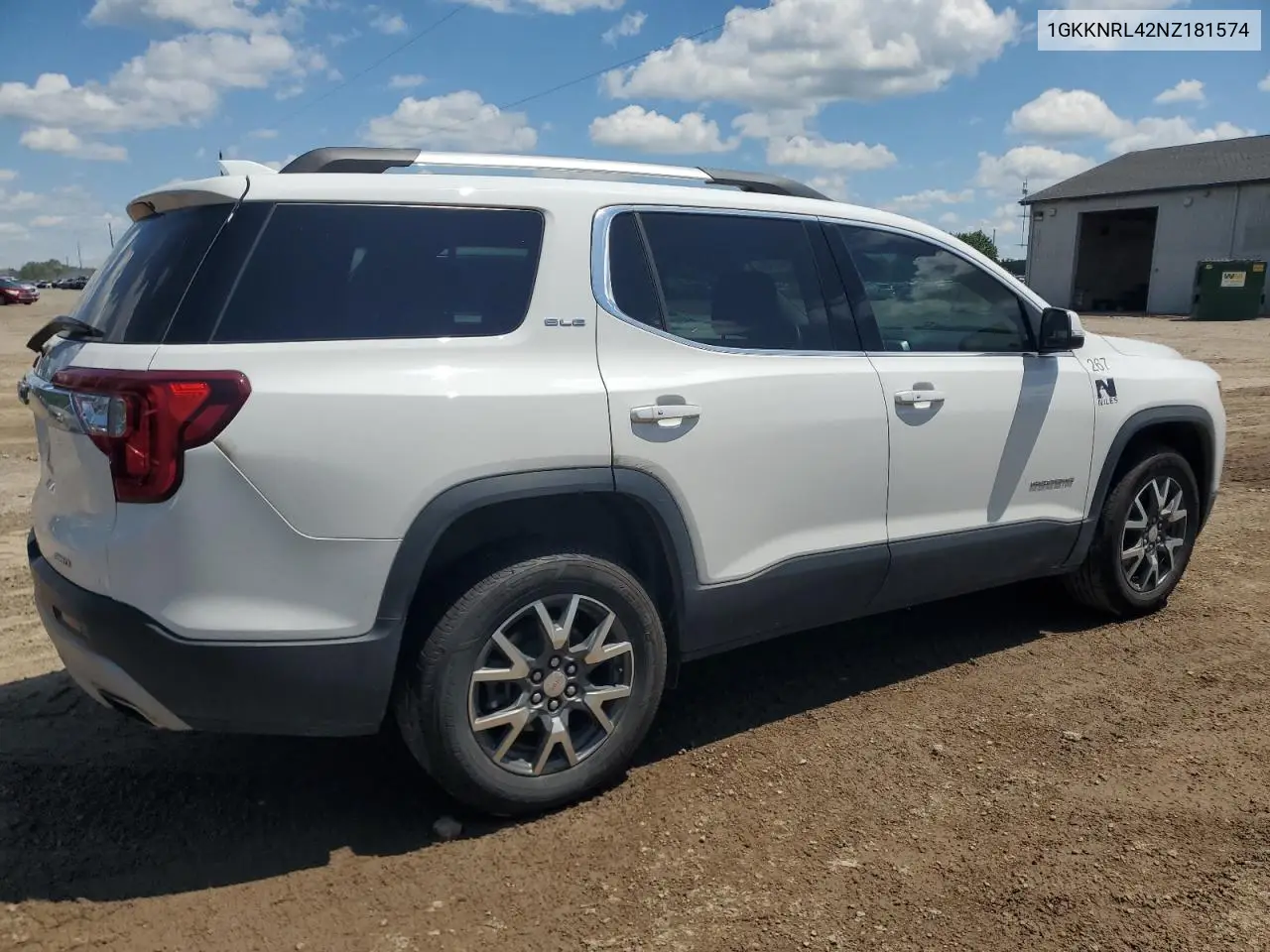 2022 GMC Acadia Sle VIN: 1GKKNRL42NZ181574 Lot: 62818535