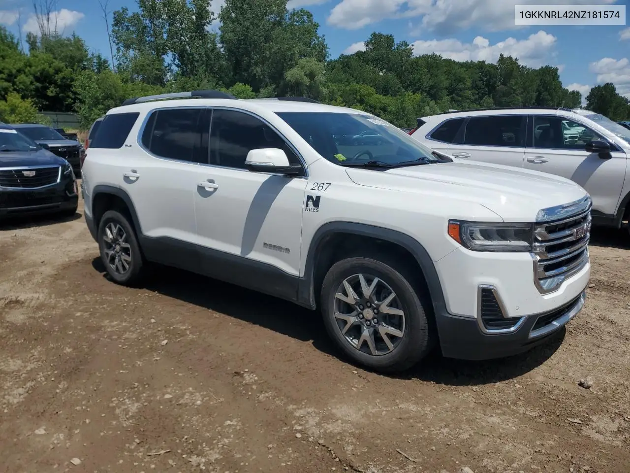 2022 GMC Acadia Sle VIN: 1GKKNRL42NZ181574 Lot: 62818535