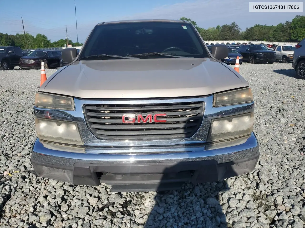 2004 GMC Canyon VIN: 1GTCS136748117806 Lot: 55744225