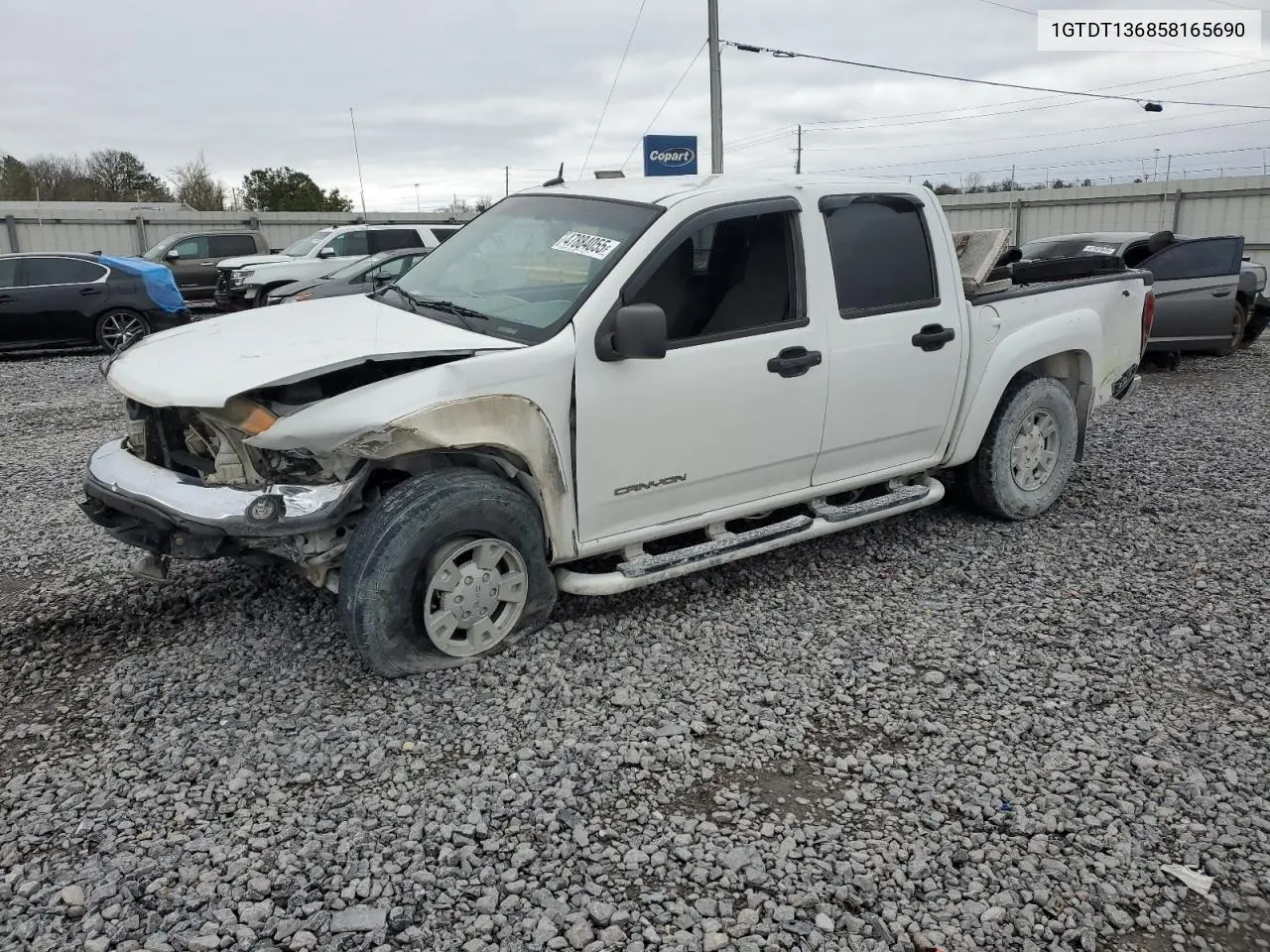 2005 GMC Canyon VIN: 1GTDT136858165690 Lot: 47884055