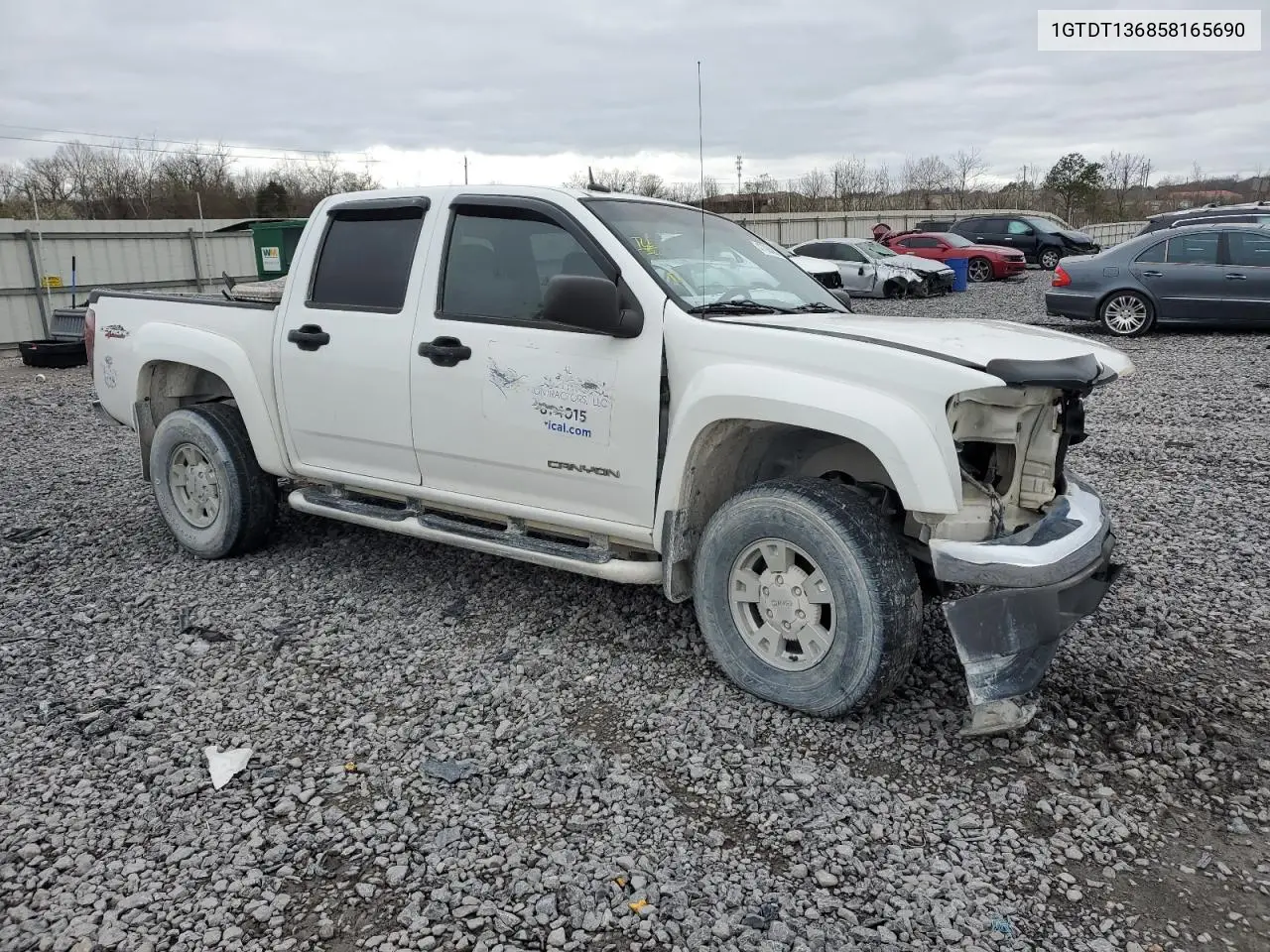 2005 GMC Canyon VIN: 1GTDT136858165690 Lot: 47884055
