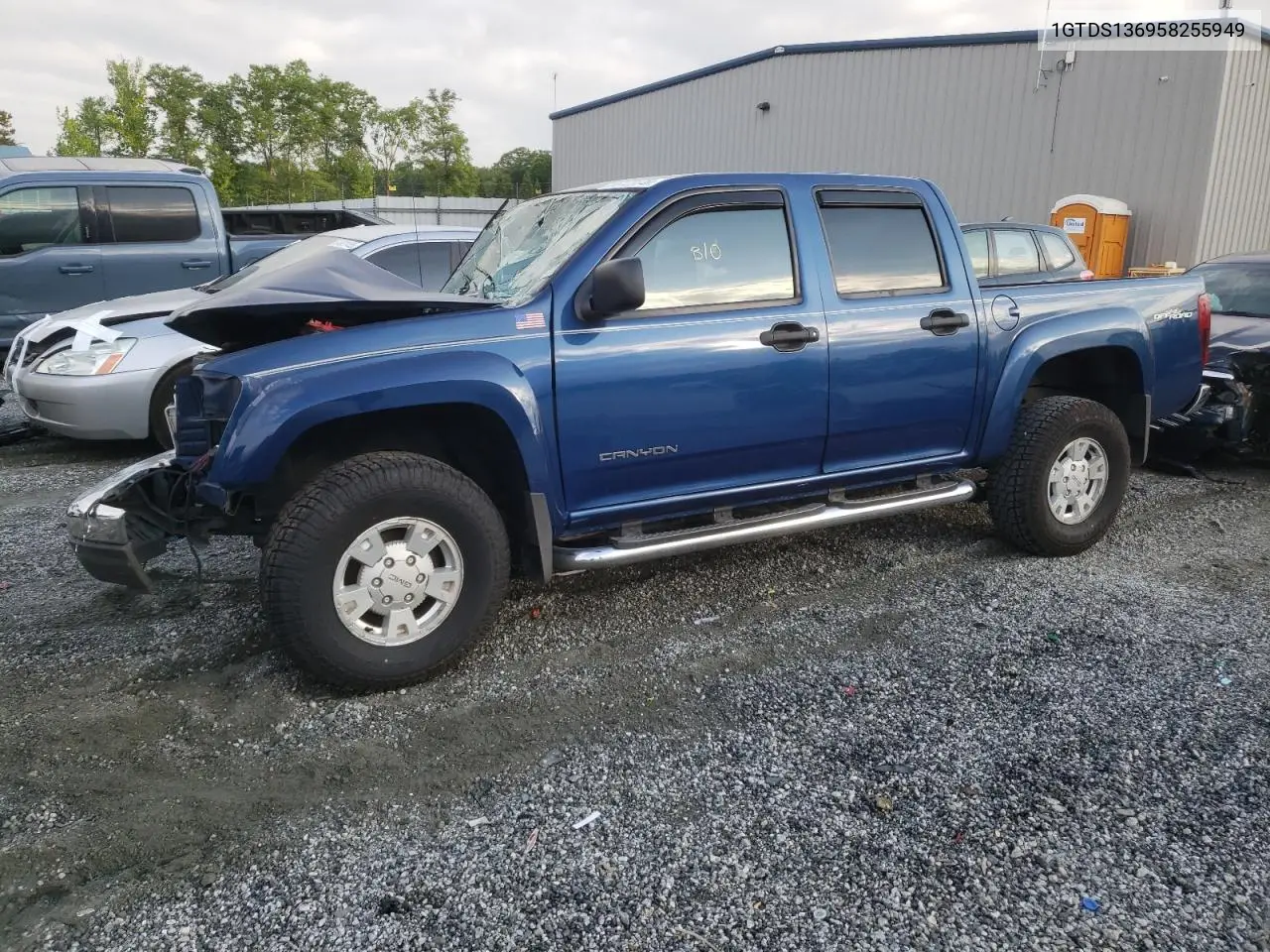 2005 GMC Canyon VIN: 1GTDS136958255949 Lot: 55125845