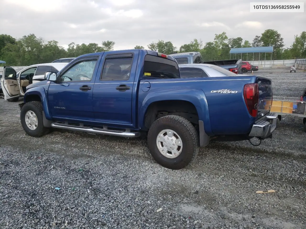 2005 GMC Canyon VIN: 1GTDS136958255949 Lot: 55125845