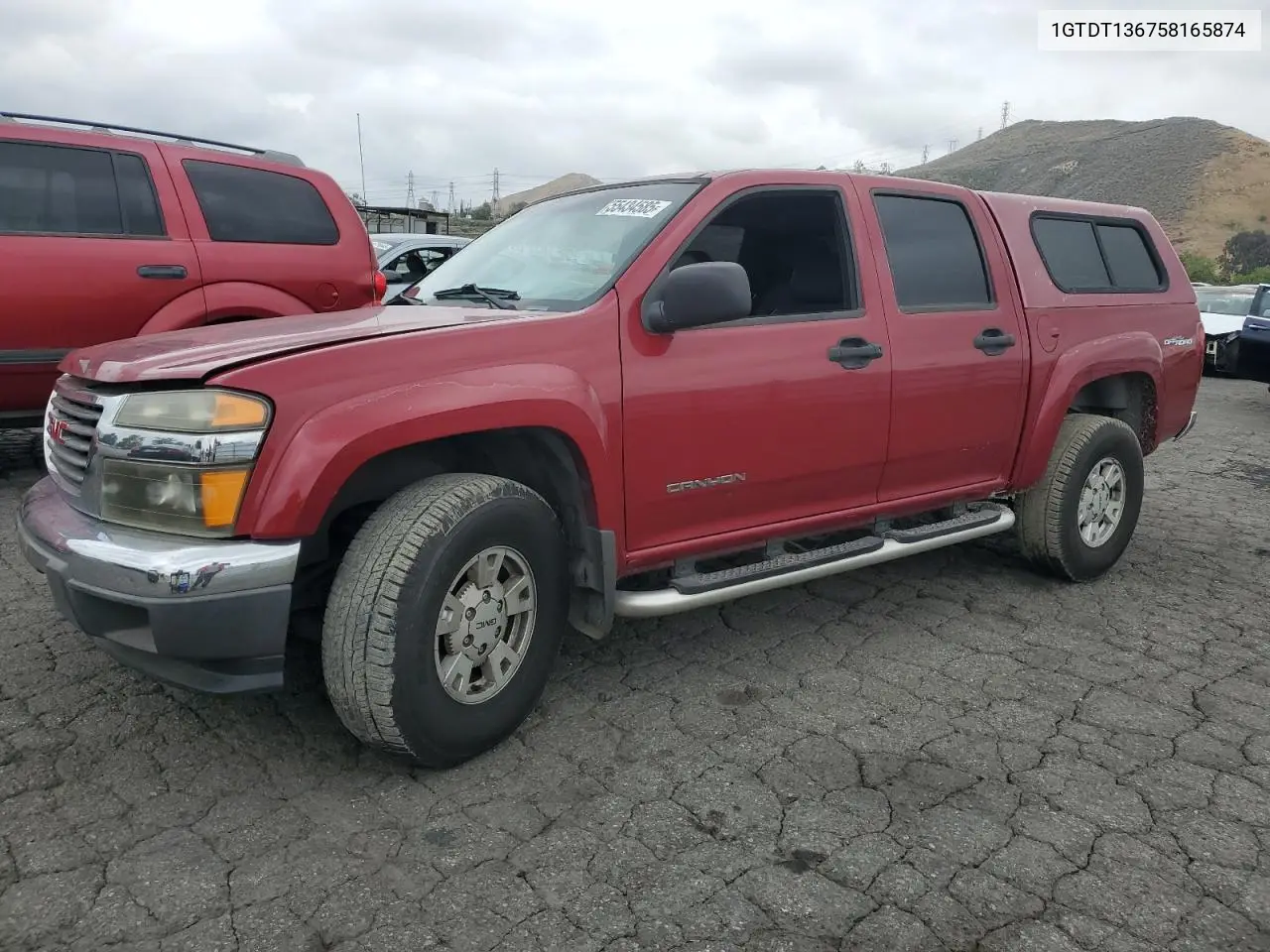 2005 GMC Canyon VIN: 1GTDT136758165874 Lot: 55434585