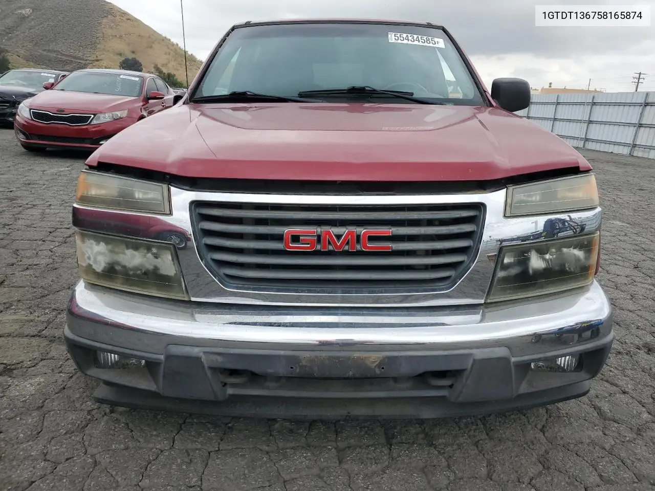 2005 GMC Canyon VIN: 1GTDT136758165874 Lot: 55434585
