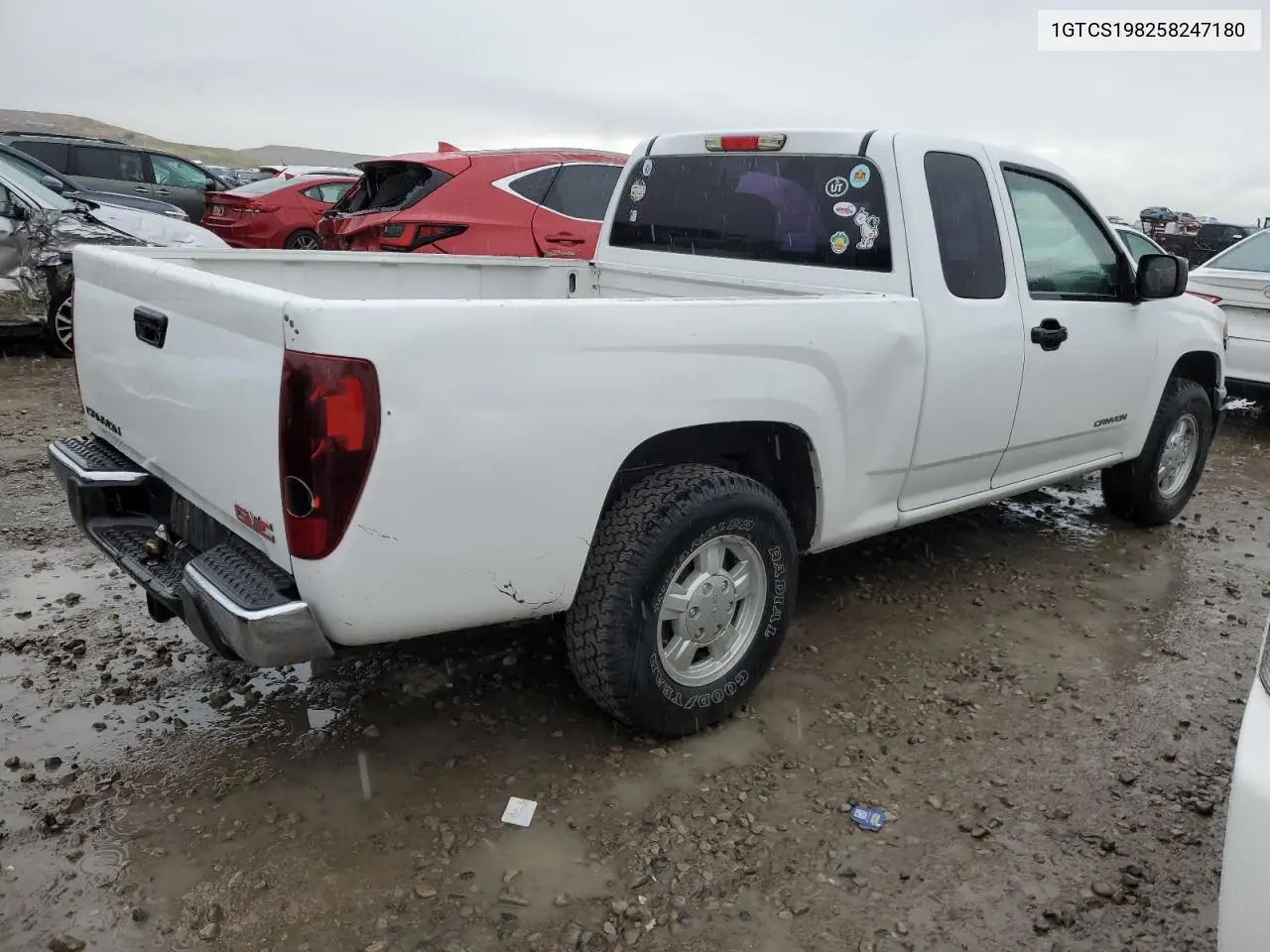 2005 GMC Canyon VIN: 1GTCS198258247180 Lot: 55818325