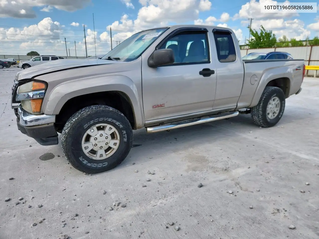 2005 GMC Canyon VIN: 1GTDT196058265886 Lot: 63511235