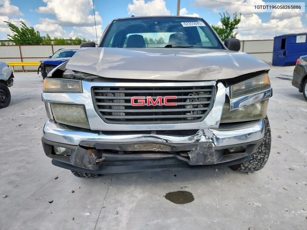 2005 GMC Canyon VIN: 1GTDT196058265886 Lot: 63511235