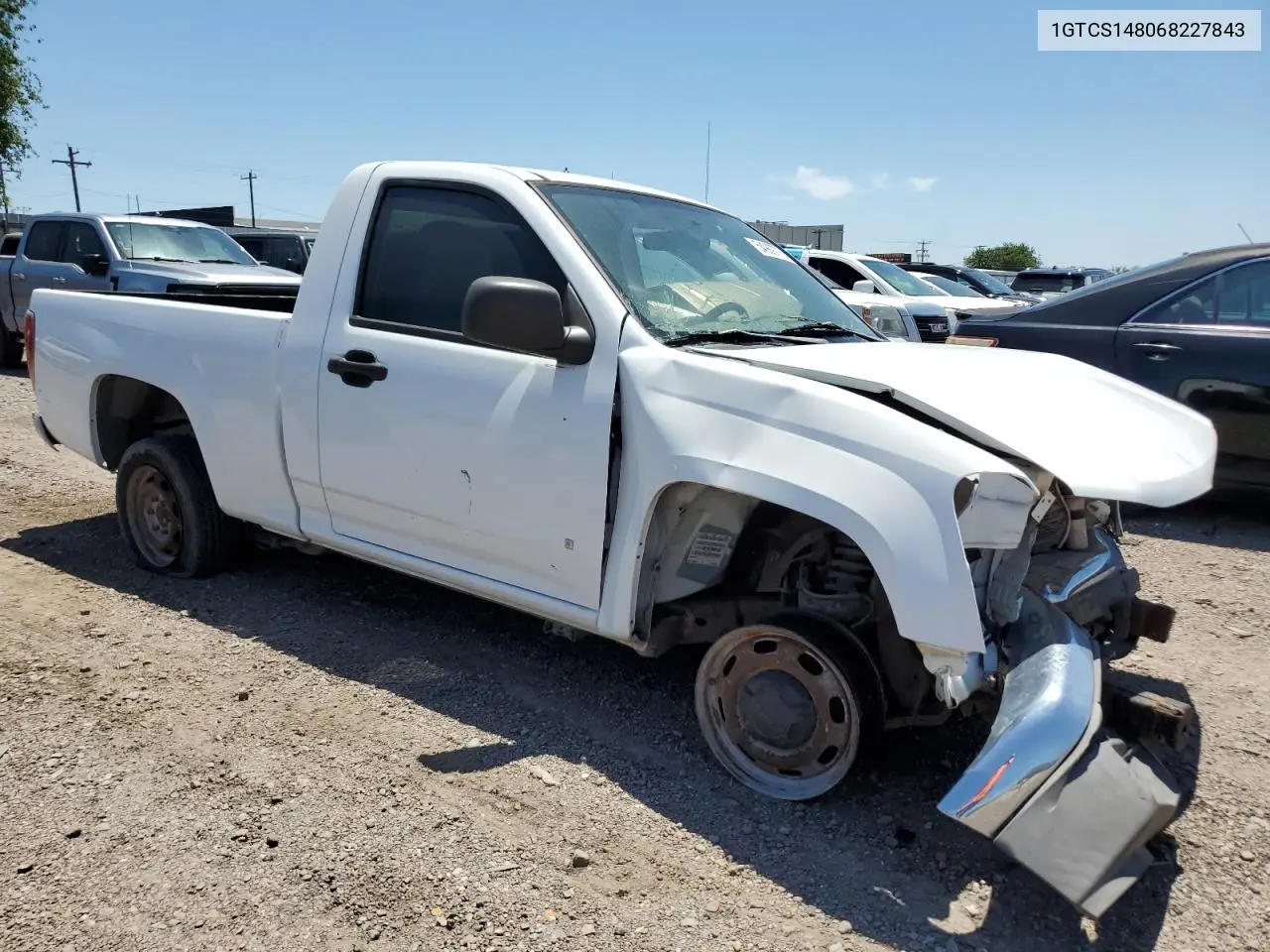 2006 GMC Canyon VIN: 1GTCS148068227843 Lot: 54969775
