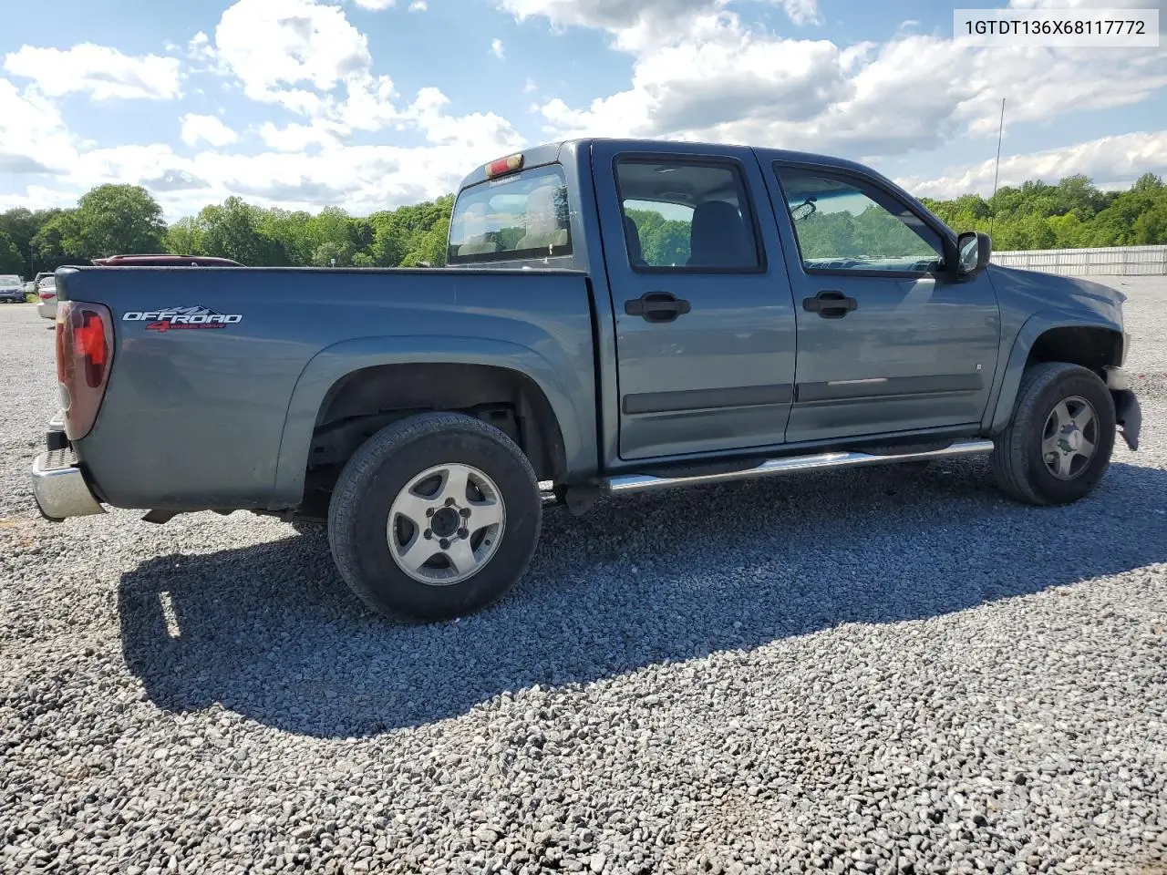 2006 GMC Canyon VIN: 1GTDT136X68117772 Lot: 55773785
