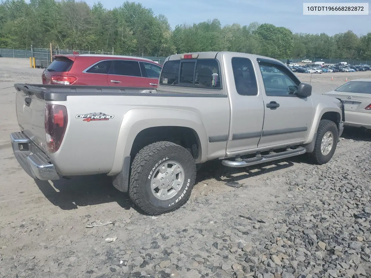 2006 GMC Canyon VIN: 1GTDT196668282872 Lot: 56582185
