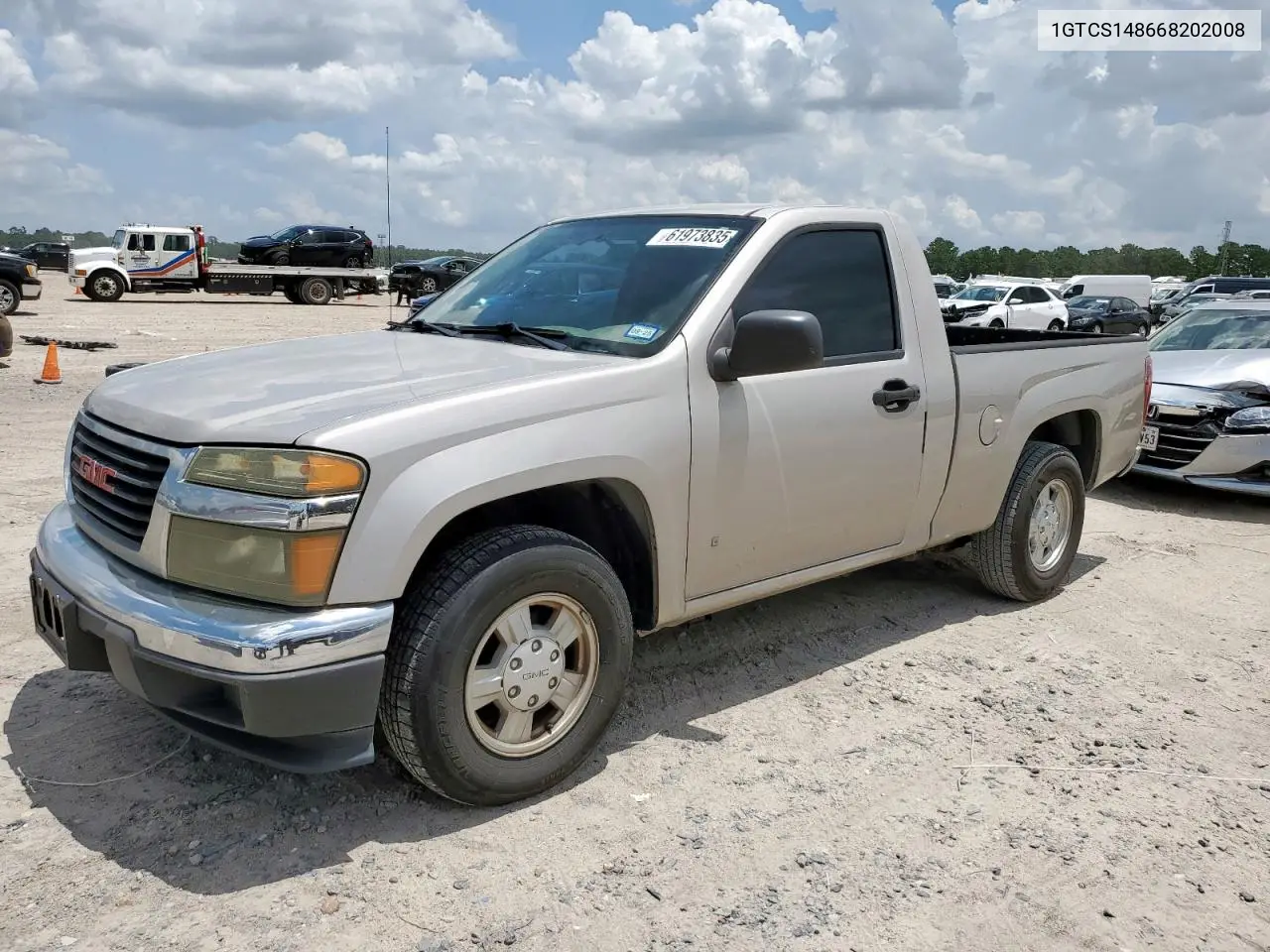 2006 GMC Canyon VIN: 1GTCS148668202008 Lot: 61973835