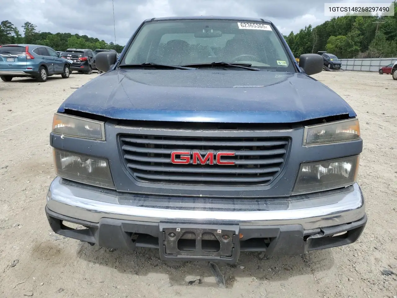 2006 GMC Canyon VIN: 1GTCS148268297490 Lot: 62365365