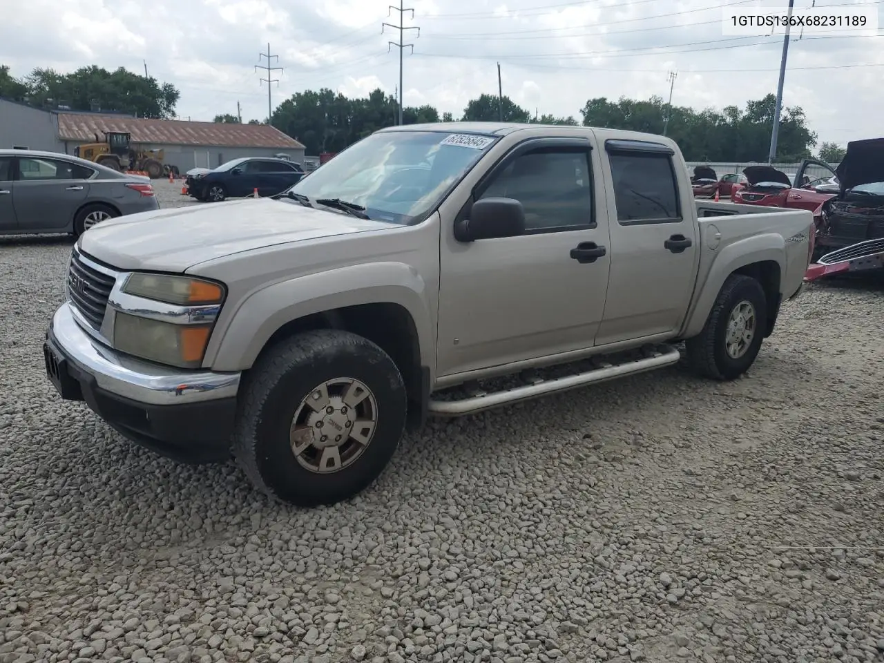 2006 GMC Canyon VIN: 1GTDS136X68231189 Lot: 62525845