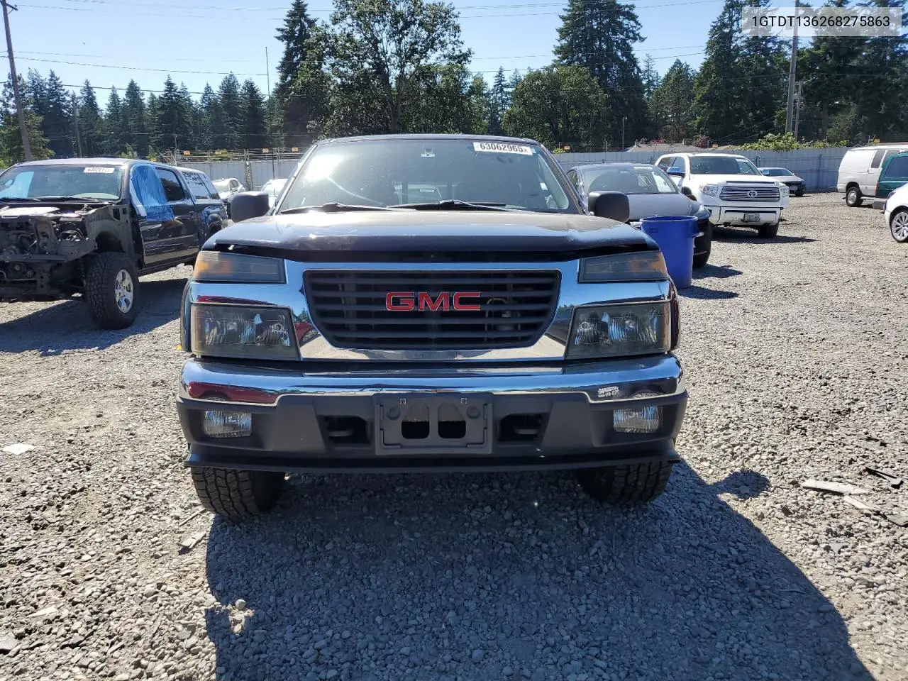 2006 GMC Canyon VIN: 1GTDT136268275863 Lot: 63062965
