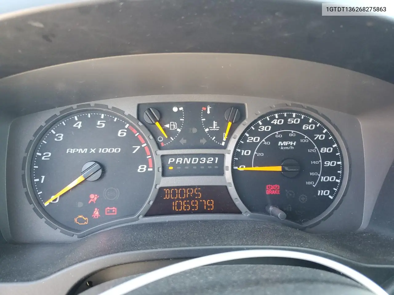 2006 GMC Canyon VIN: 1GTDT136268275863 Lot: 63062965