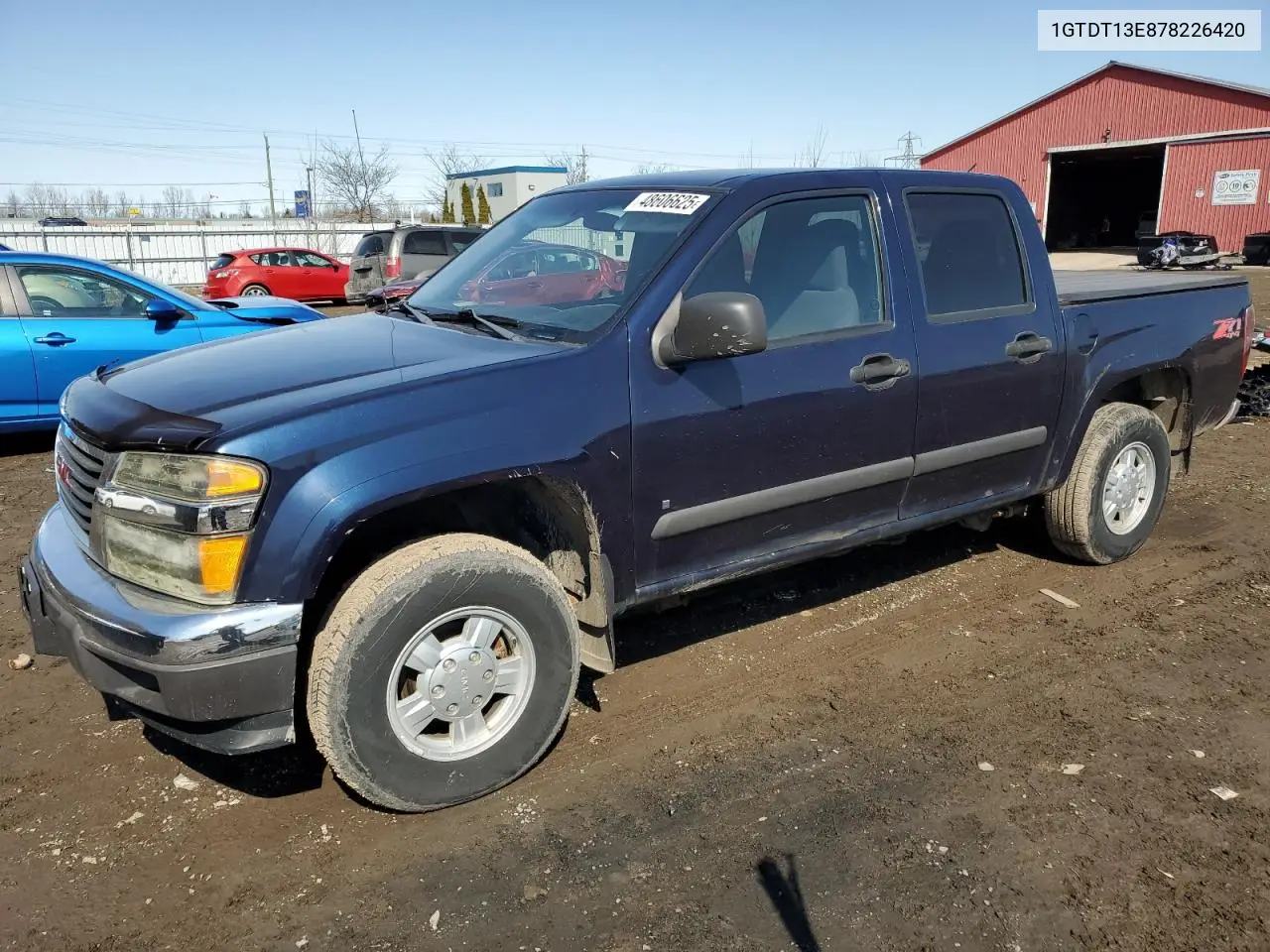 2007 GMC Canyon VIN: 1GTDT13E878226420 Lot: 48606625