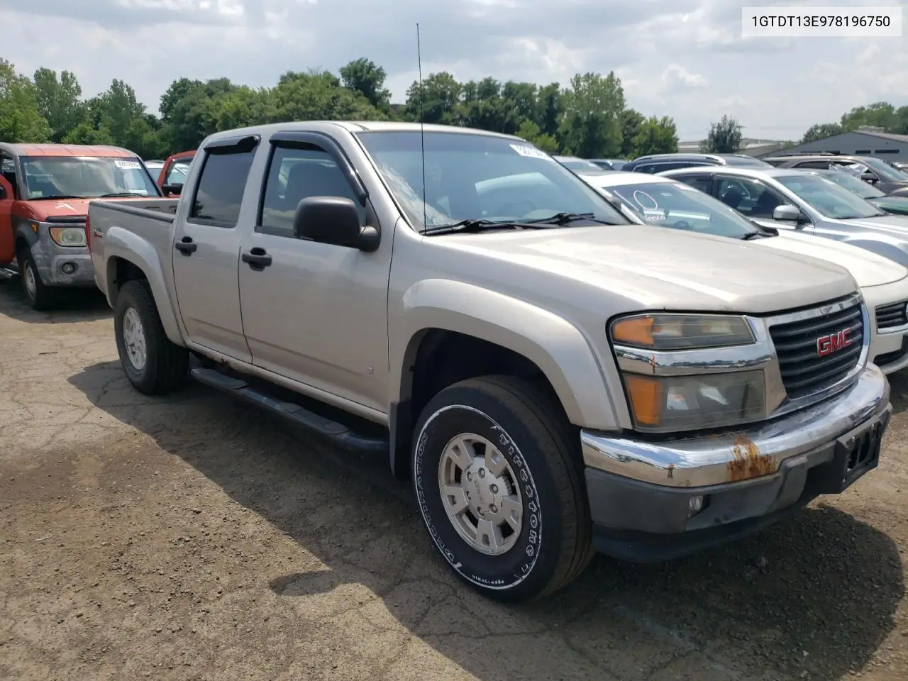 2007 GMC Canyon VIN: 1GTDT13E978196750 Lot: 62215425