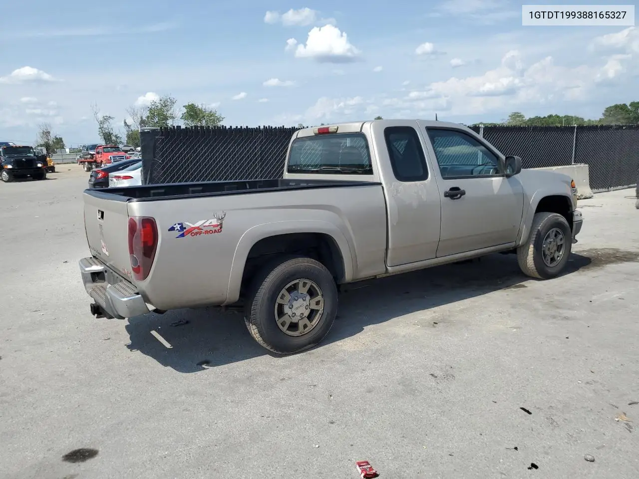 2008 GMC Canyon VIN: 1GTDT199388165327 Lot: 56152655
