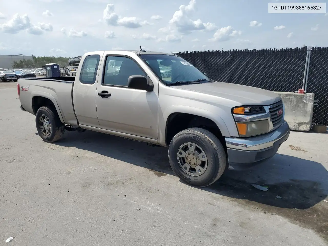 2008 GMC Canyon VIN: 1GTDT199388165327 Lot: 56152655