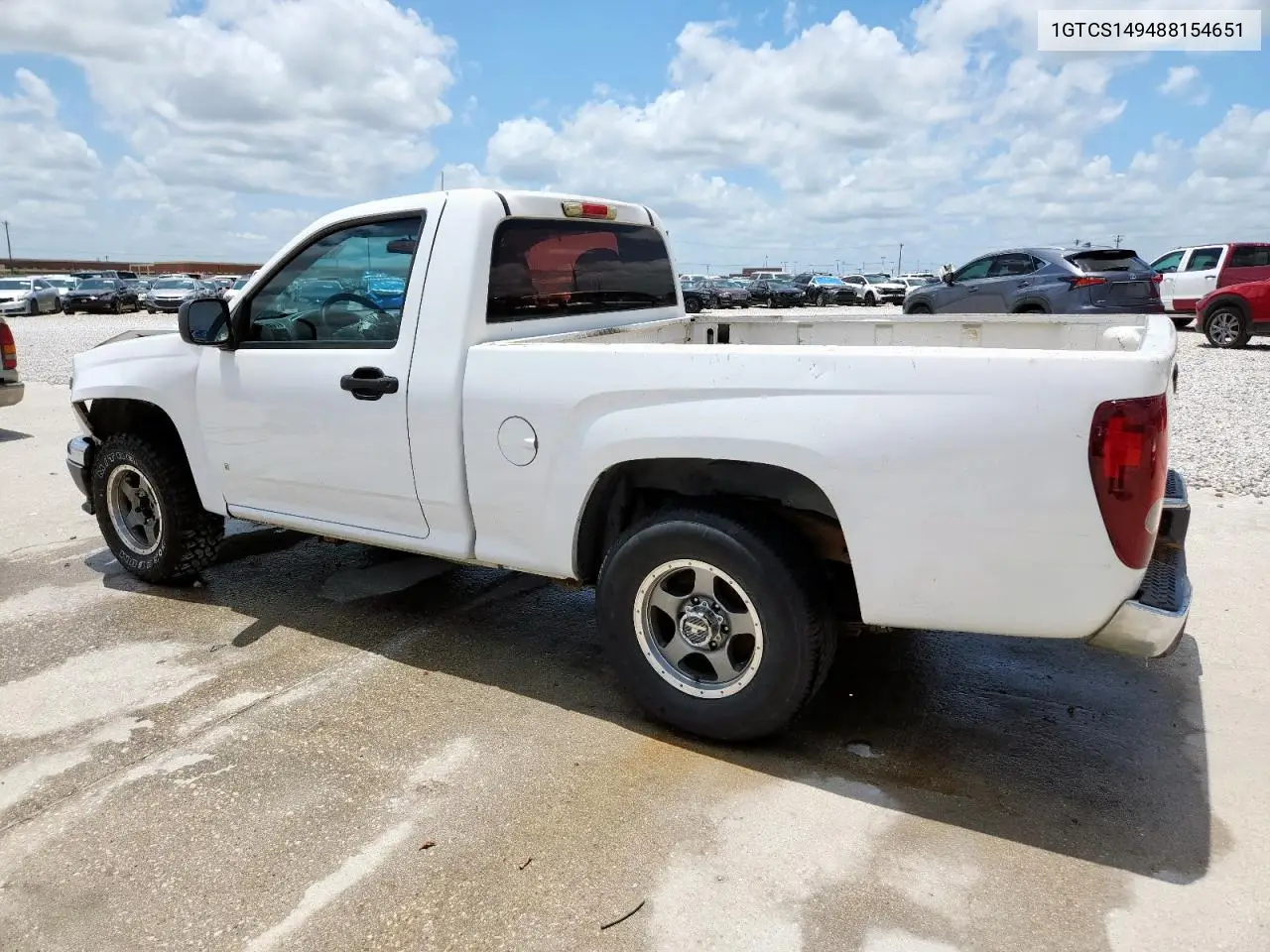 2008 GMC Canyon VIN: 1GTCS149488154651 Lot: 61549755