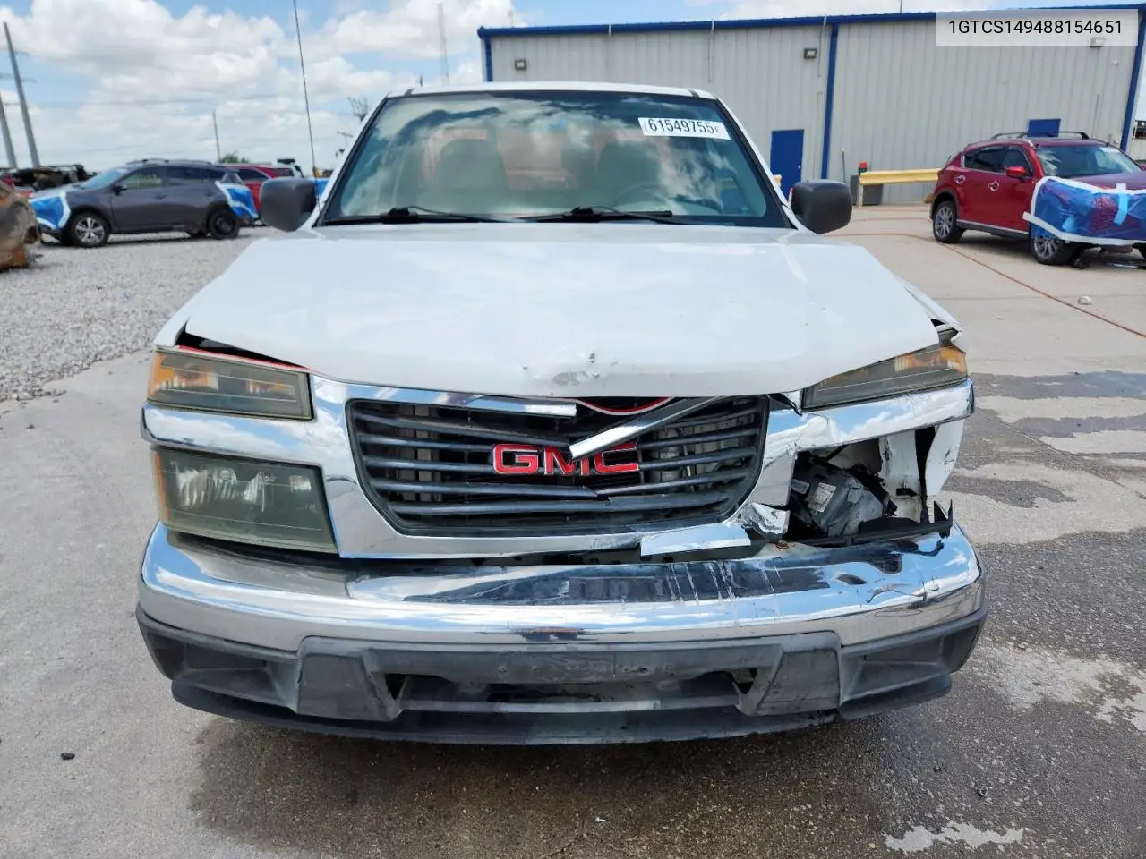 2008 GMC Canyon VIN: 1GTCS149488154651 Lot: 61549755