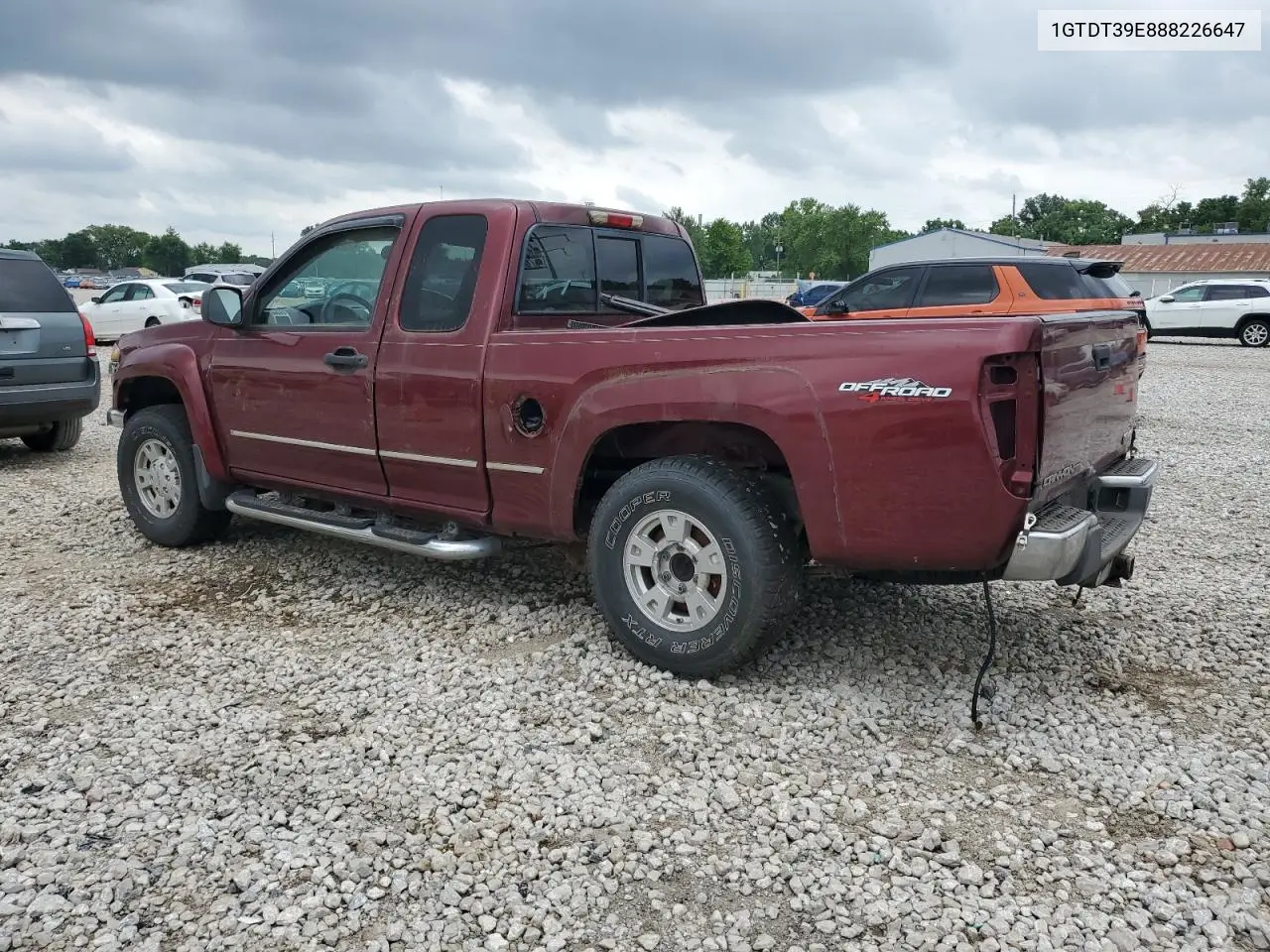 2008 GMC Canyon Sle VIN: 1GTDT39E888226647 Lot: 63060655