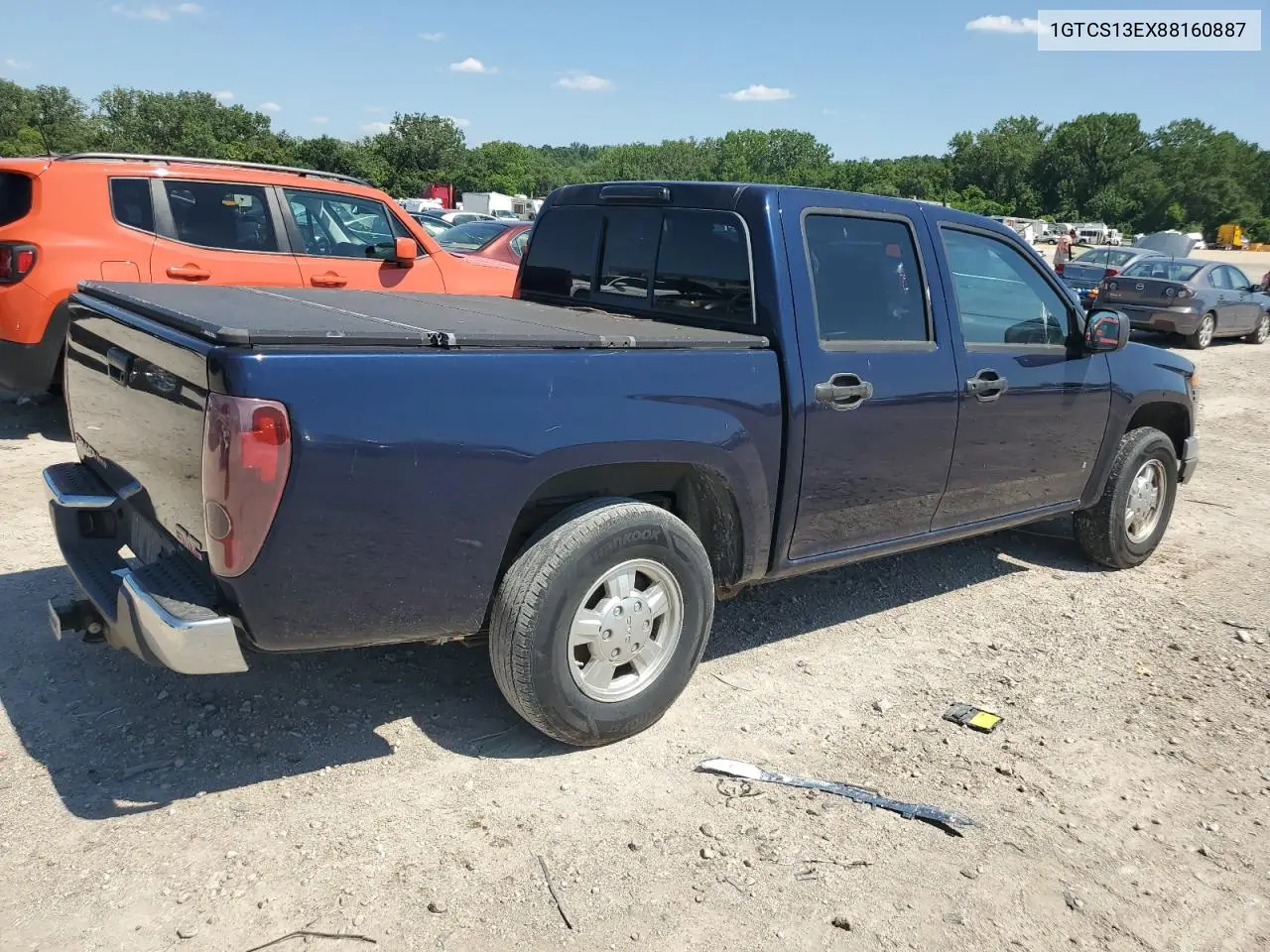 2008 GMC Canyon VIN: 1GTCS13EX88160887 Lot: 63314755