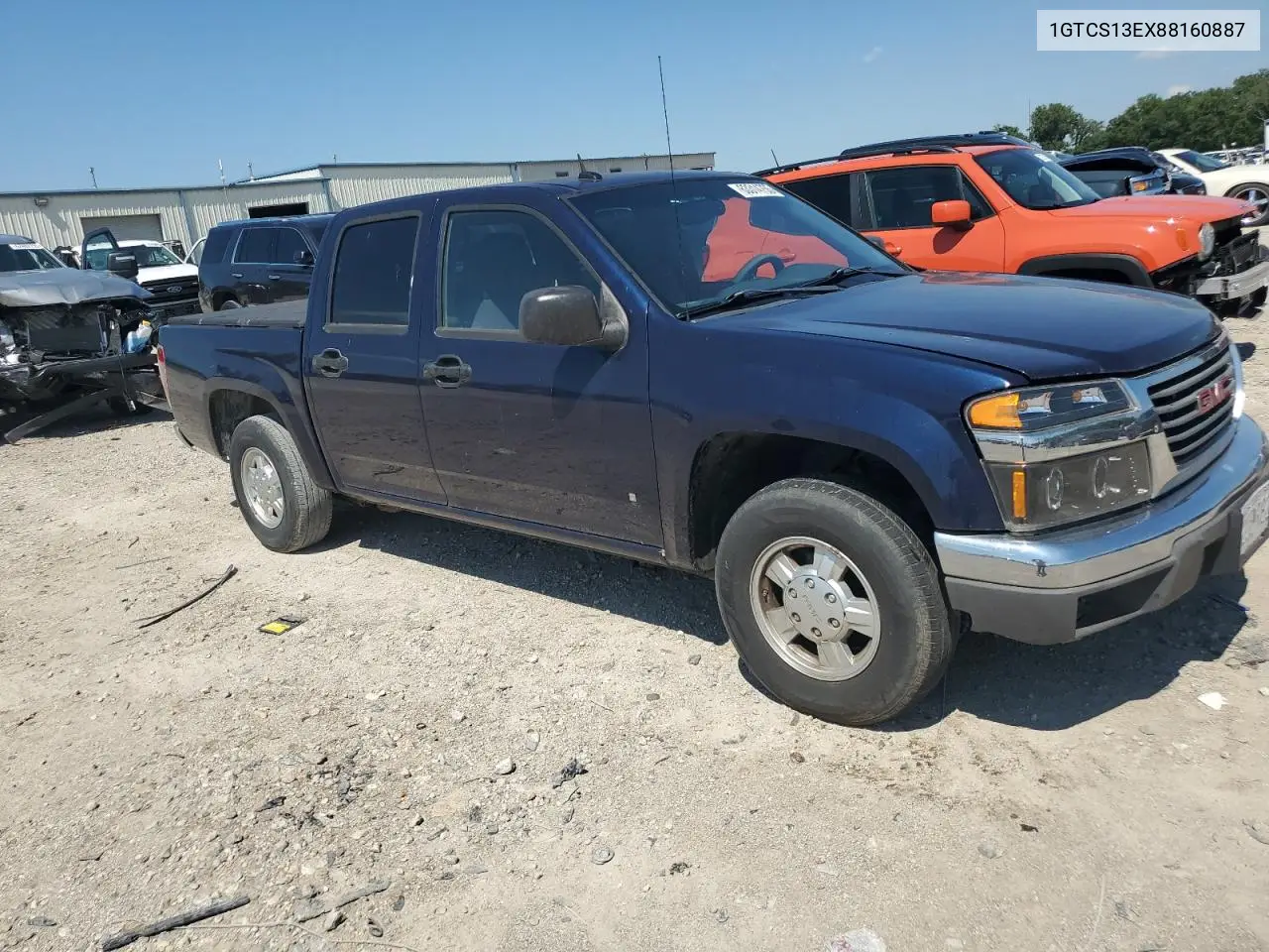 2008 GMC Canyon VIN: 1GTCS13EX88160887 Lot: 63314755