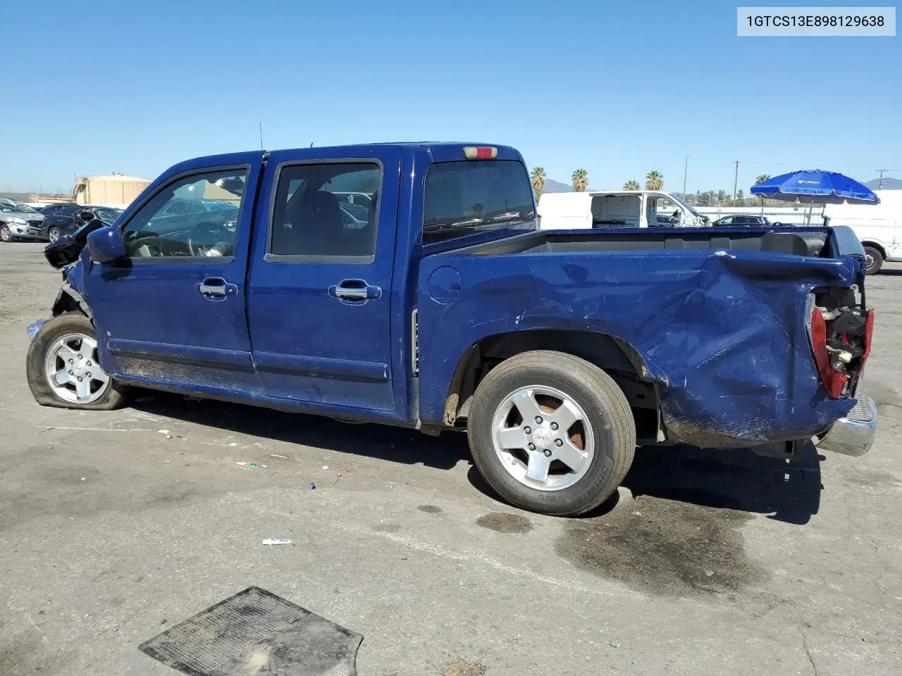2009 GMC Canyon VIN: 1GTCS13E898129638 Lot: 50219235
