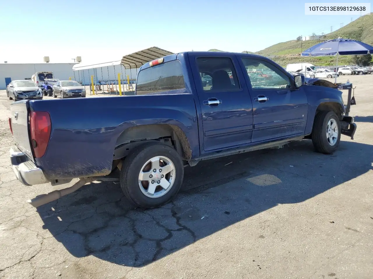2009 GMC Canyon VIN: 1GTCS13E898129638 Lot: 50219235