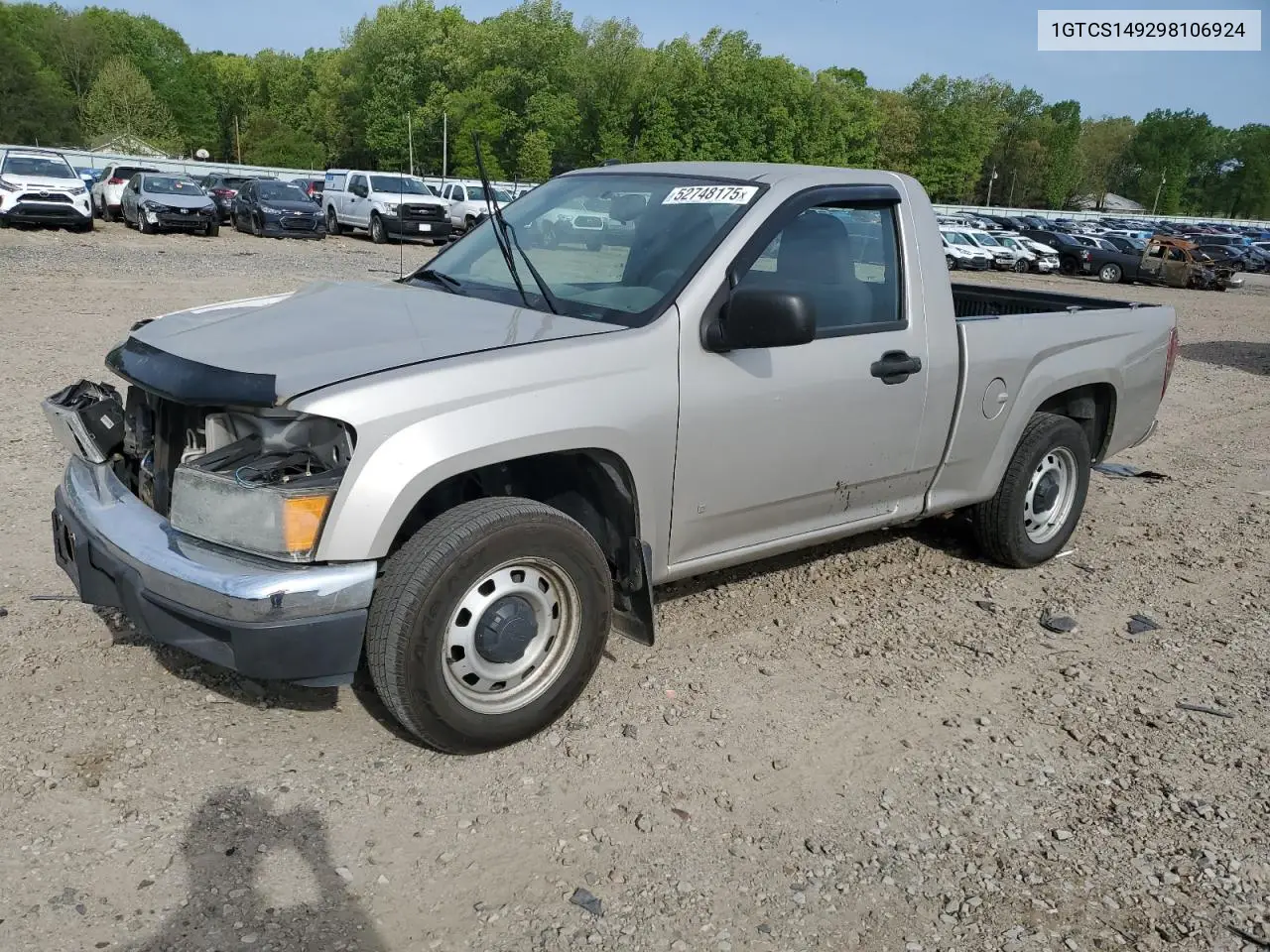 2009 GMC Canyon VIN: 1GTCS149298106924 Lot: 52748175