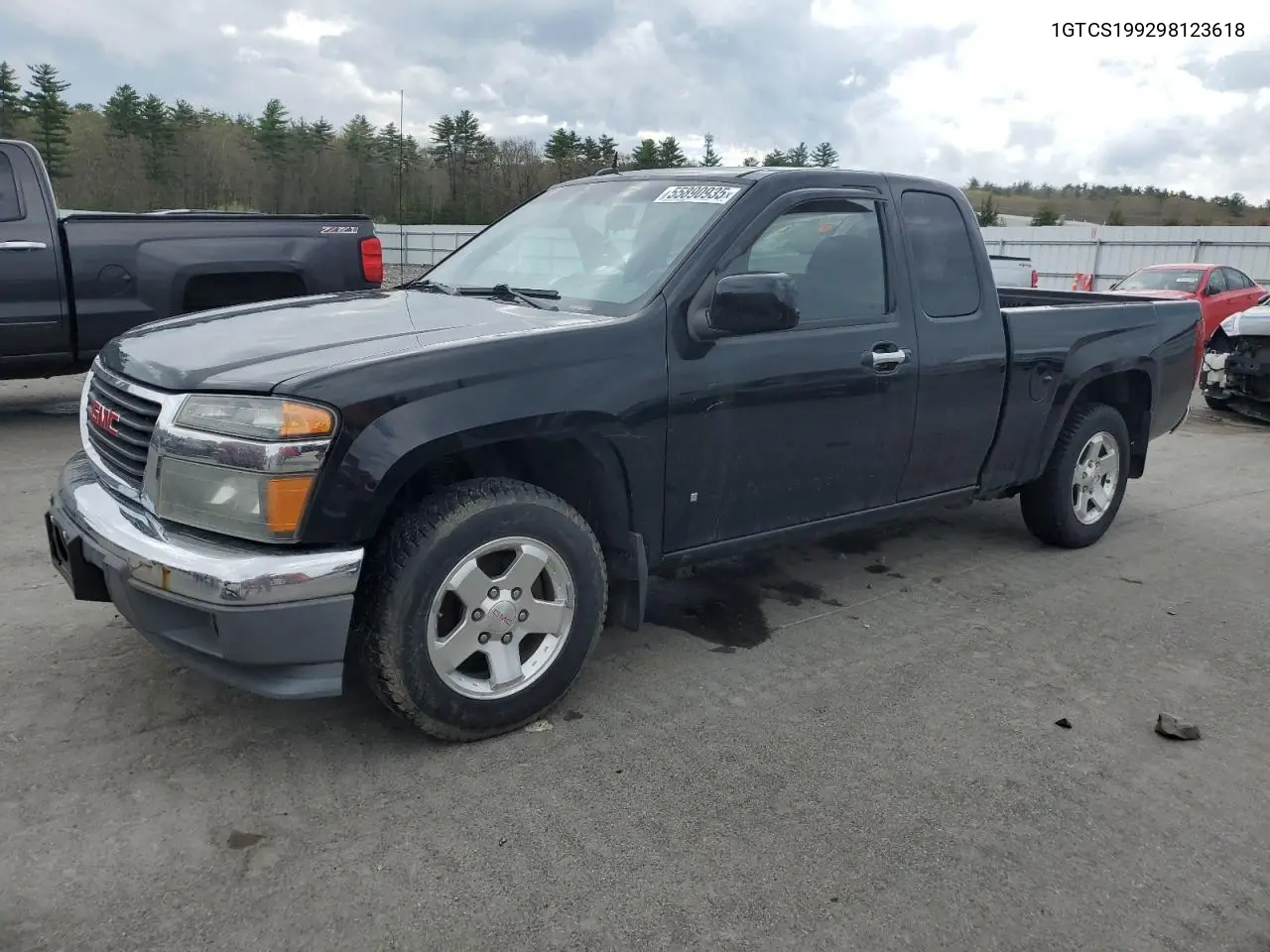 2009 GMC Canyon VIN: 1GTCS199298123618 Lot: 55890935