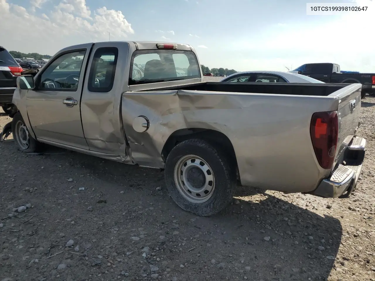 2009 GMC Canyon VIN: 1GTCS199398102647 Lot: 62330415