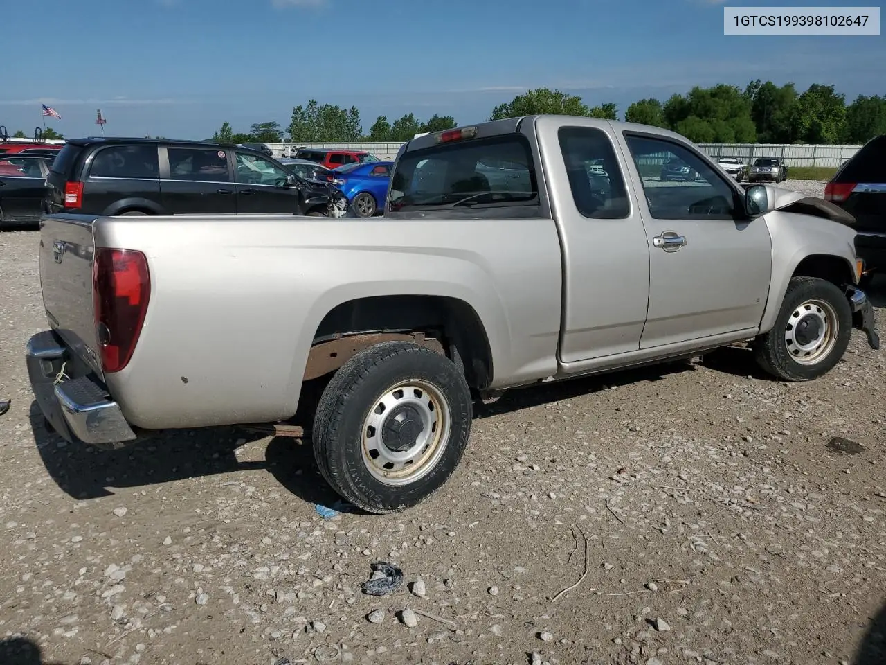 2009 GMC Canyon VIN: 1GTCS199398102647 Lot: 62330415