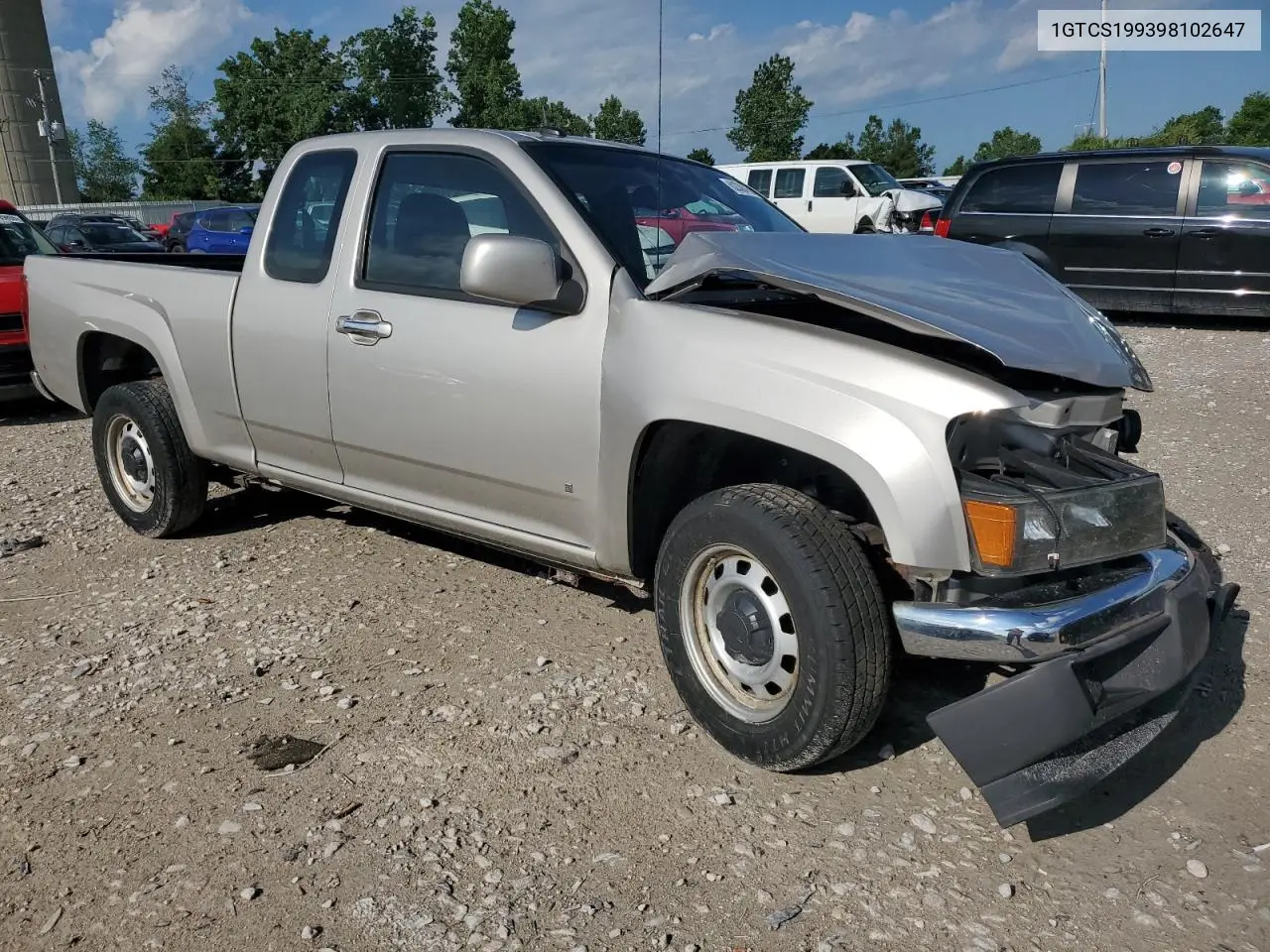 2009 GMC Canyon VIN: 1GTCS199398102647 Lot: 62330415