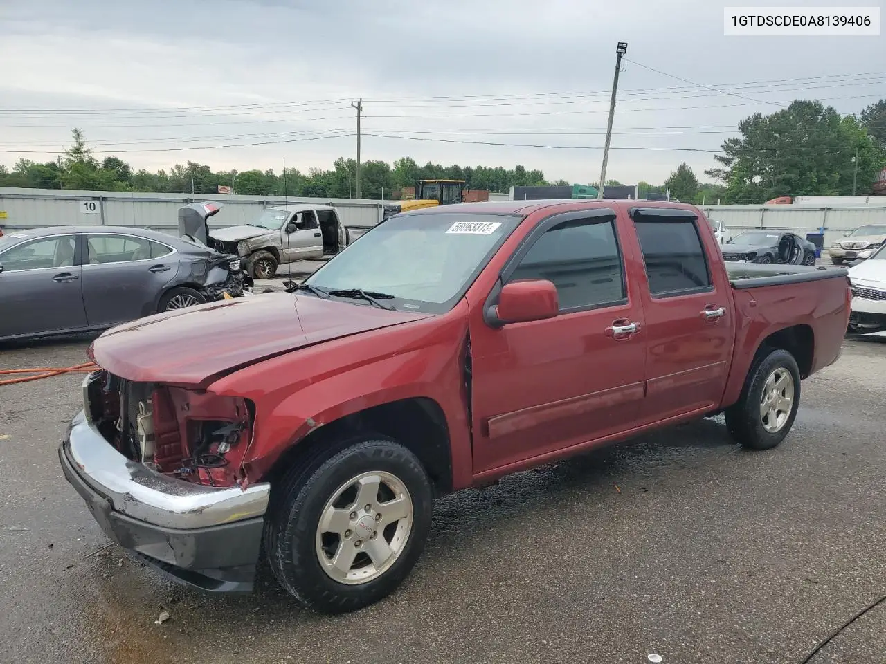 2010 GMC Canyon Sle VIN: 1GTDSCDE0A8139406 Lot: 56063315