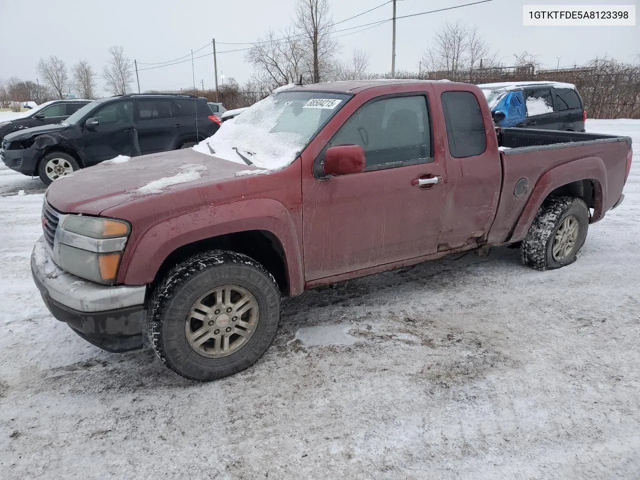 2010 GMC Canyon Slt VIN: 1GTKTFDE5A8123398 Lot: 88504215