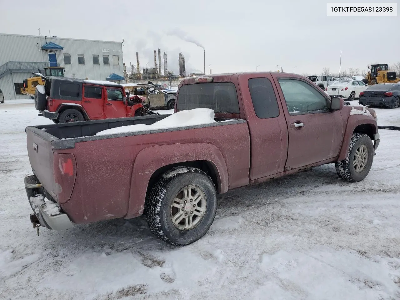 2010 GMC Canyon Slt VIN: 1GTKTFDE5A8123398 Lot: 88504215