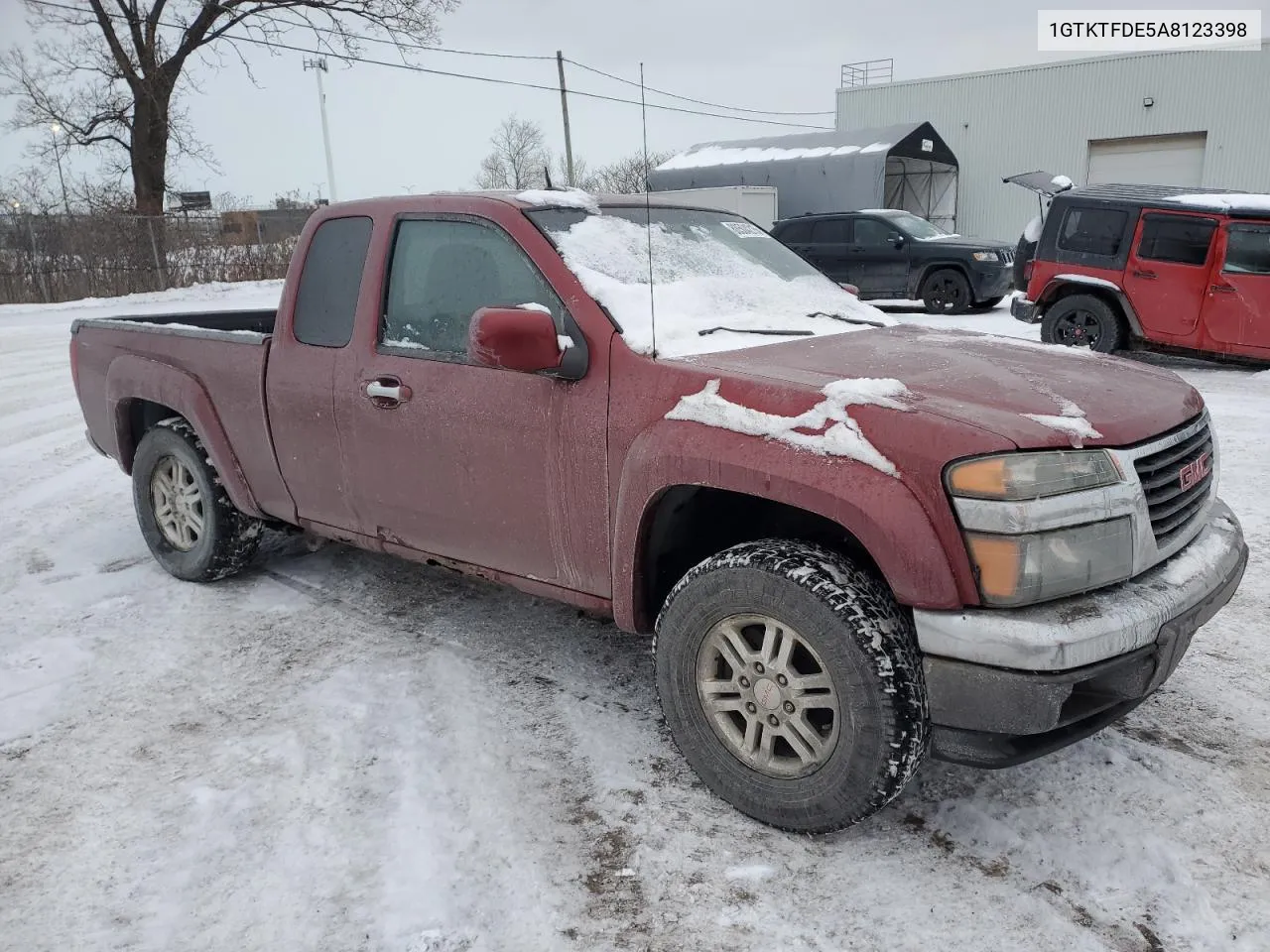 2010 GMC Canyon Slt VIN: 1GTKTFDE5A8123398 Lot: 88504215