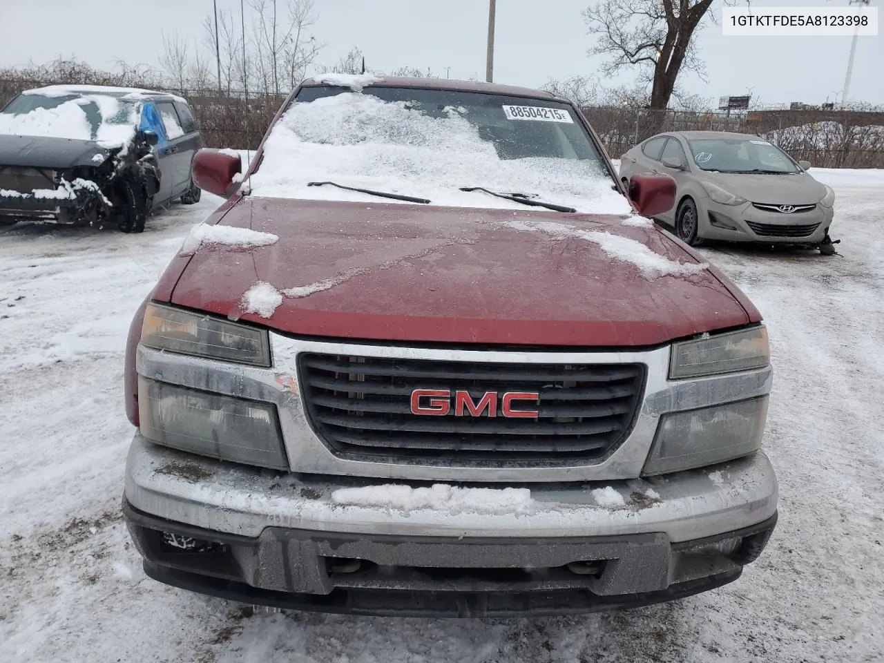 2010 GMC Canyon Slt VIN: 1GTKTFDE5A8123398 Lot: 88504215