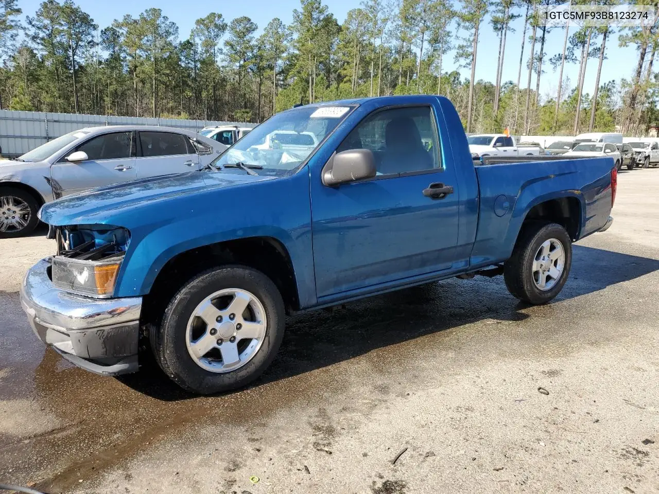 2011 GMC Canyon Sle VIN: 1GTC5MF93B8123274 Lot: 49689935